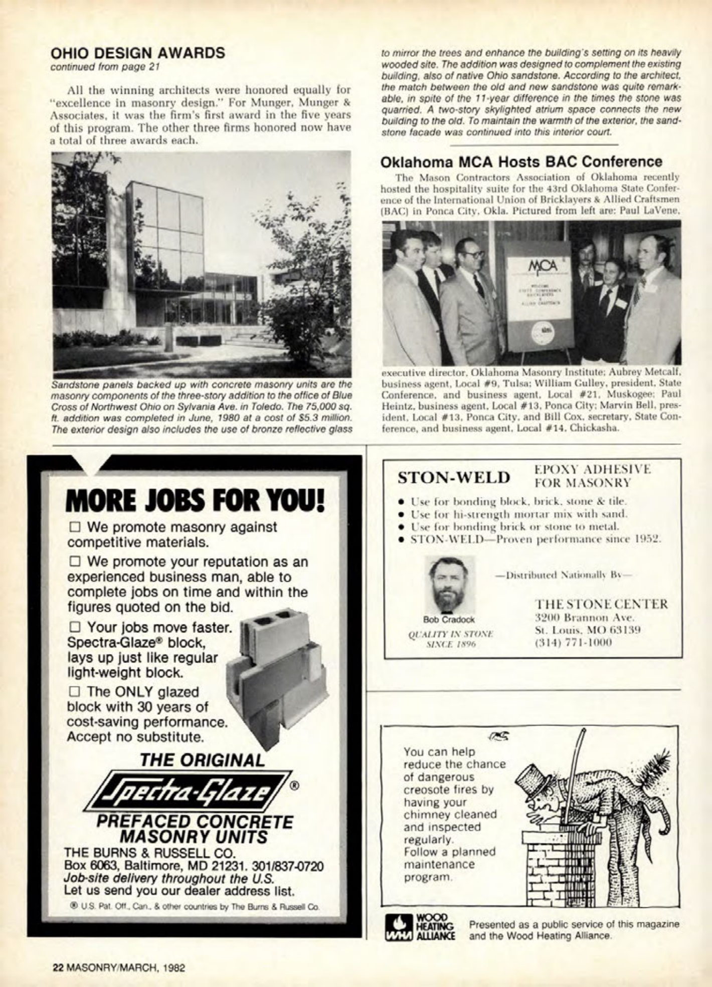 Masonry Magazine March 1982 Page. 22
