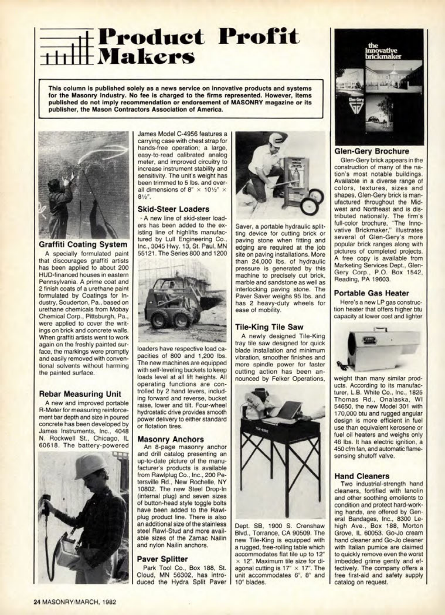 Masonry Magazine March 1982 Page. 24