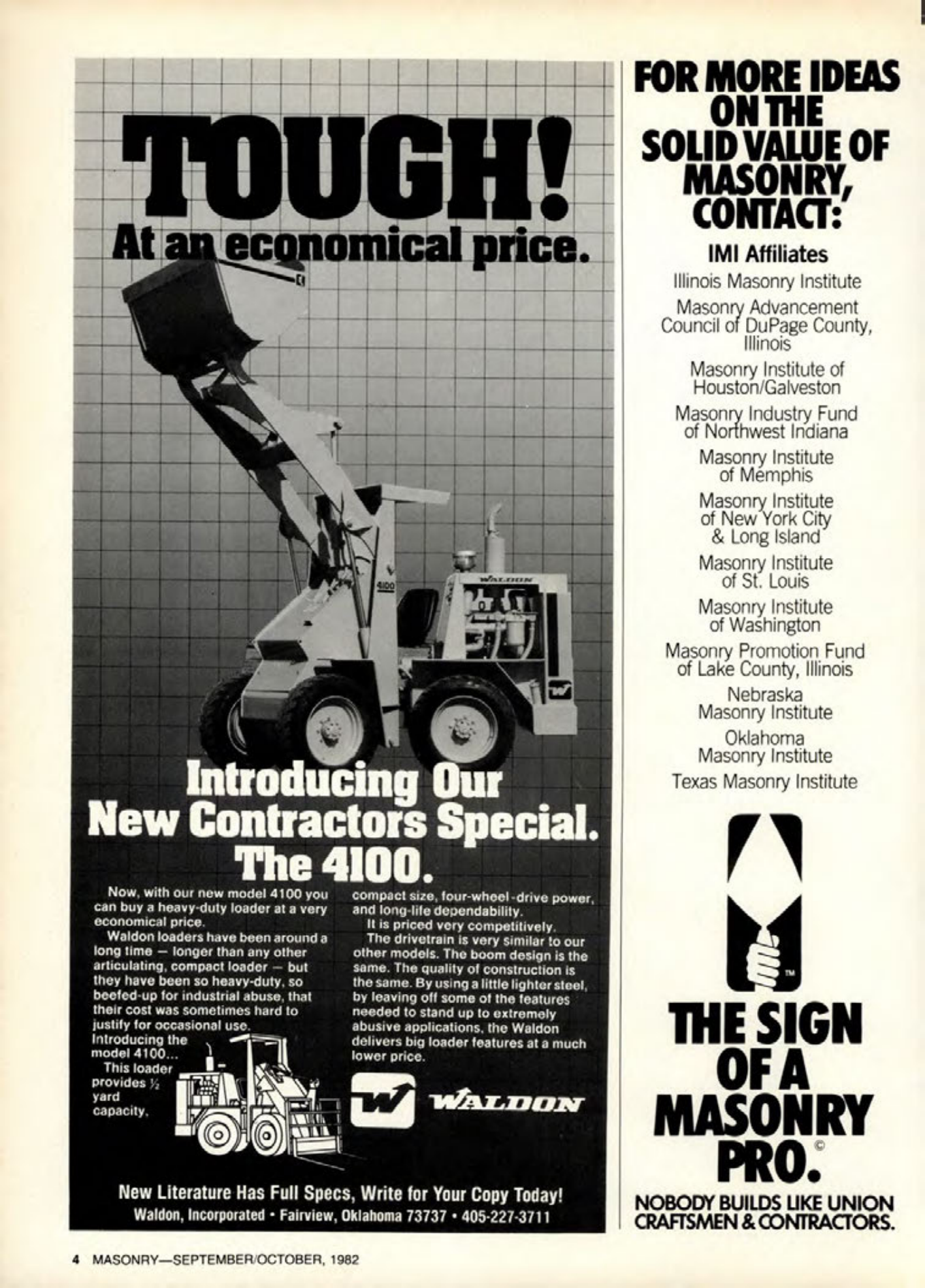 Masonry Magazine October 1982 Page. 4
