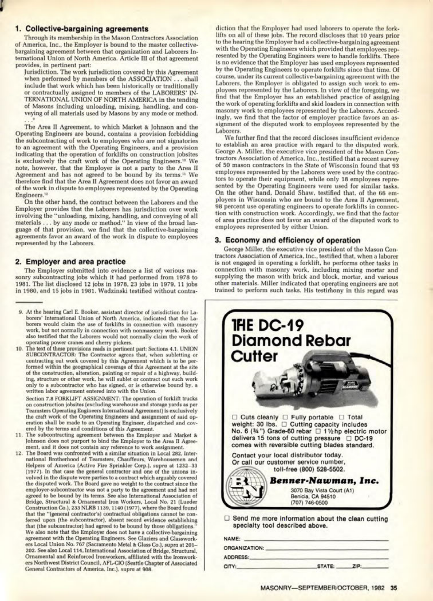 Masonry Magazine October 1982 Page. 35