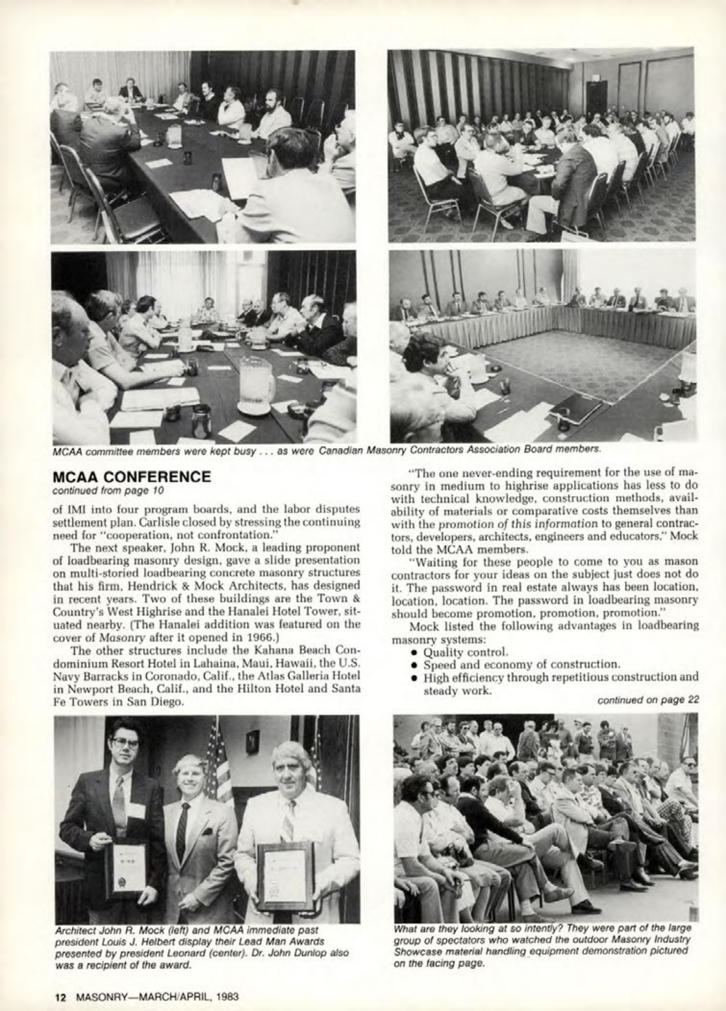 Masonry Magazine April 1983 Page. 12