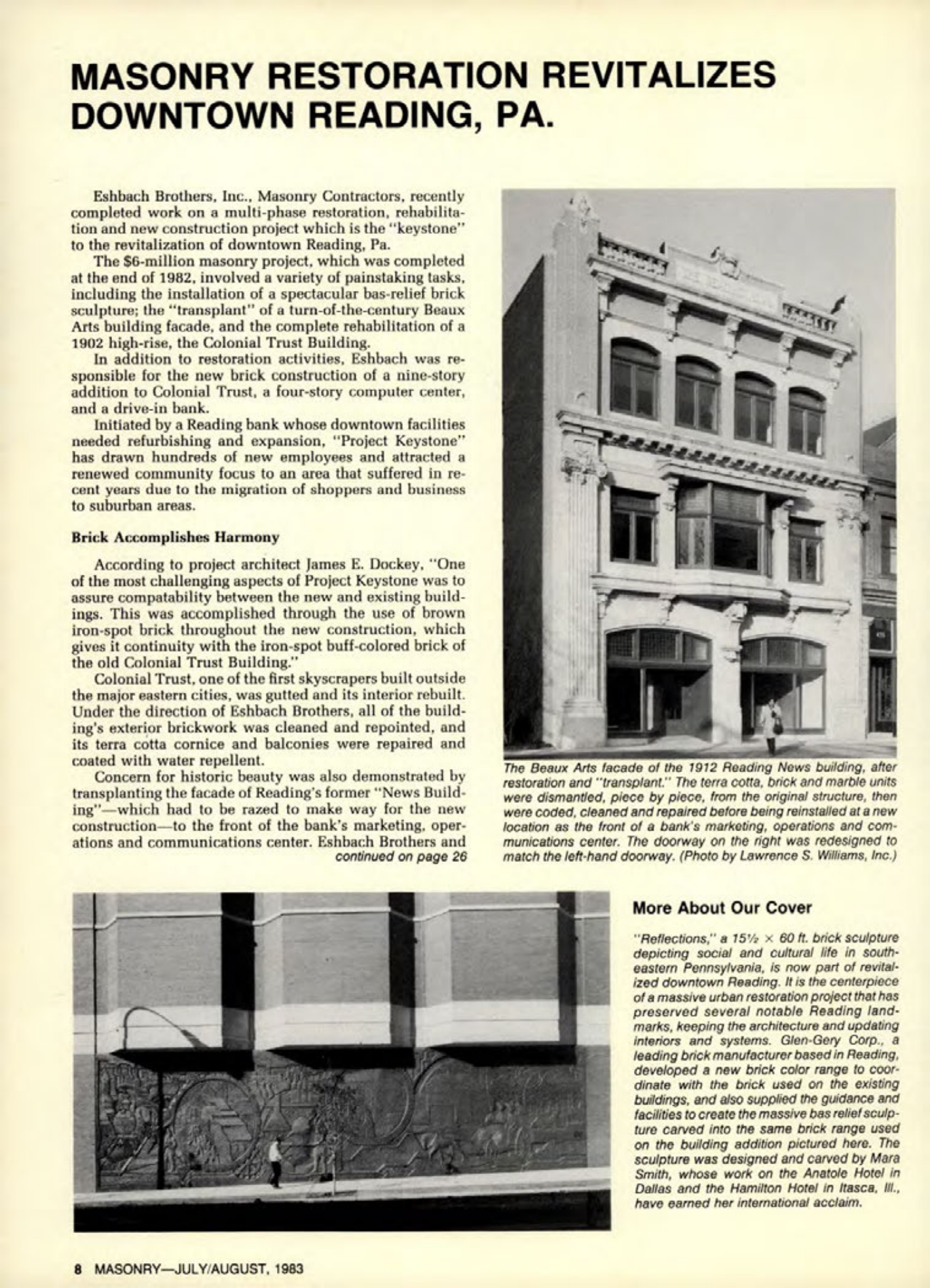 Masonry Magazine August 1983 Page. 8