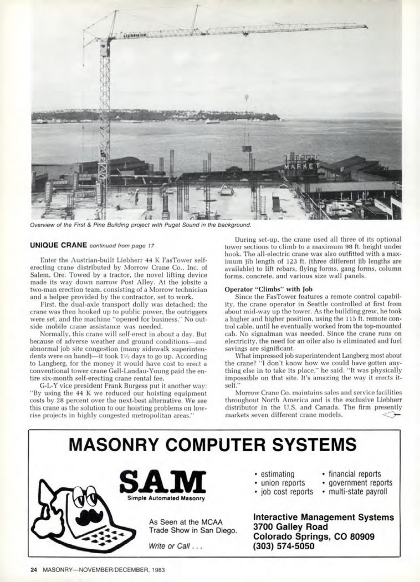 Masonry Magazine December 1983 Page. 24