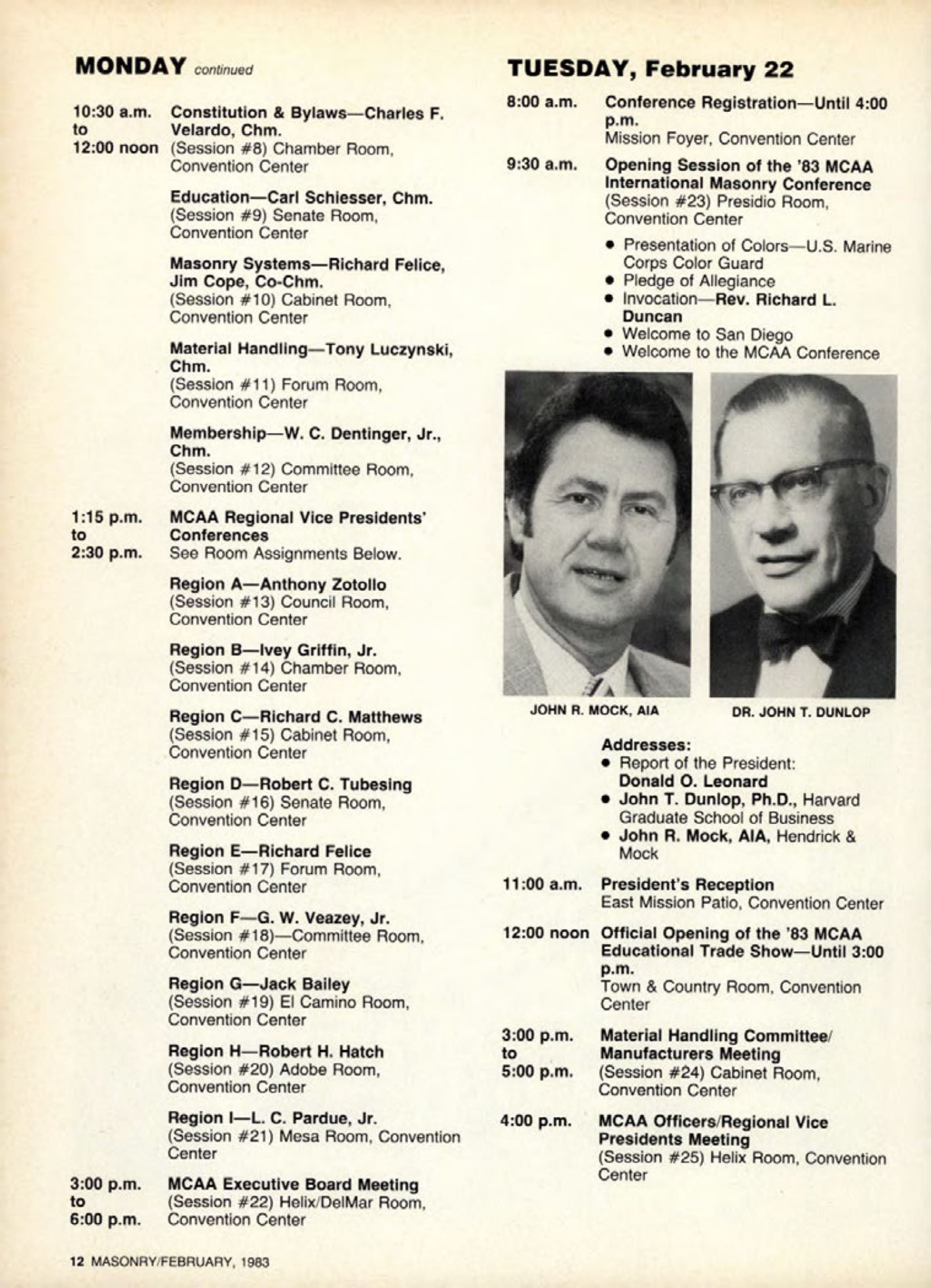 Masonry Magazine February 1983 Page. 12