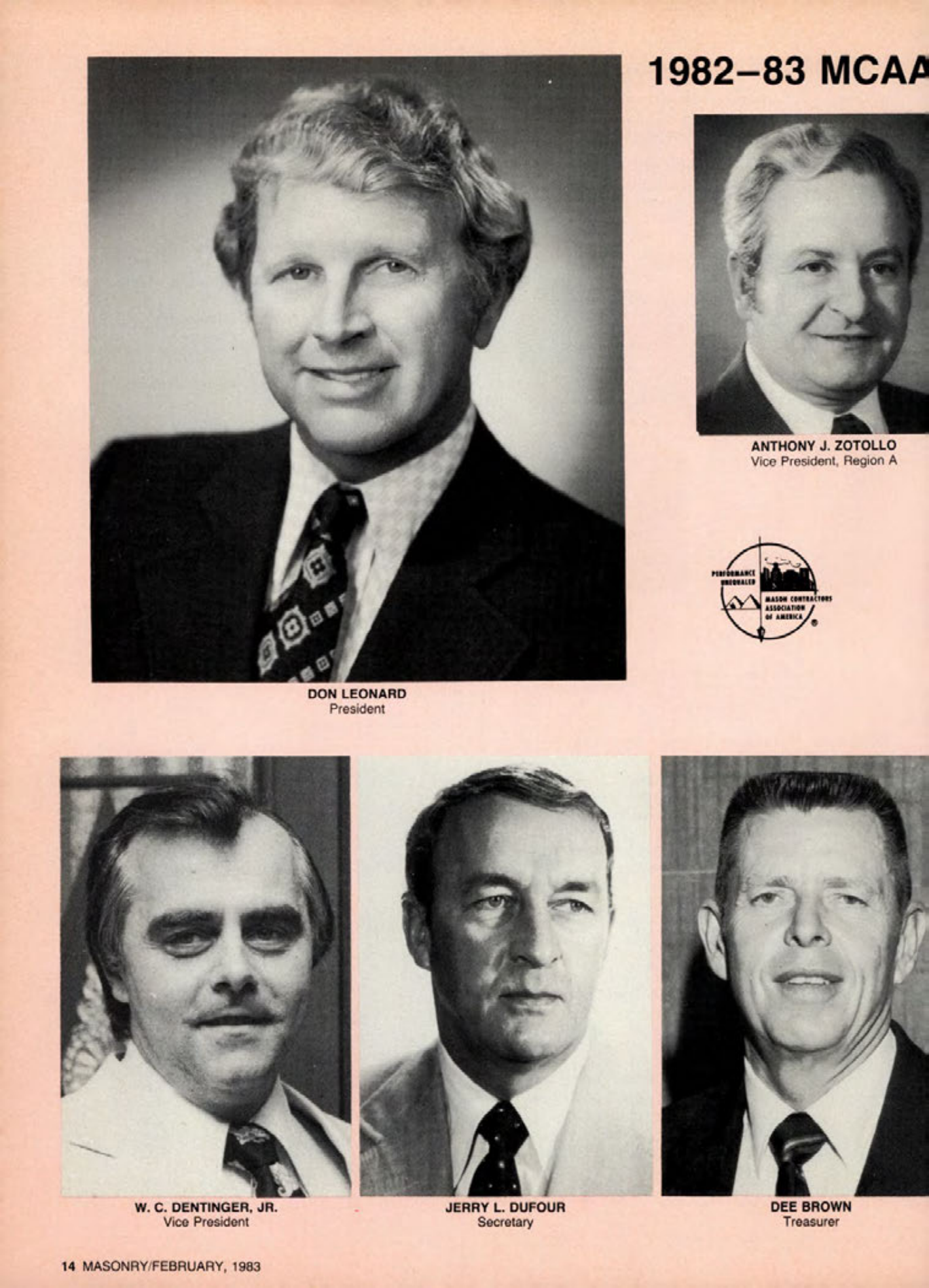 Masonry Magazine February 1983 Page. 14