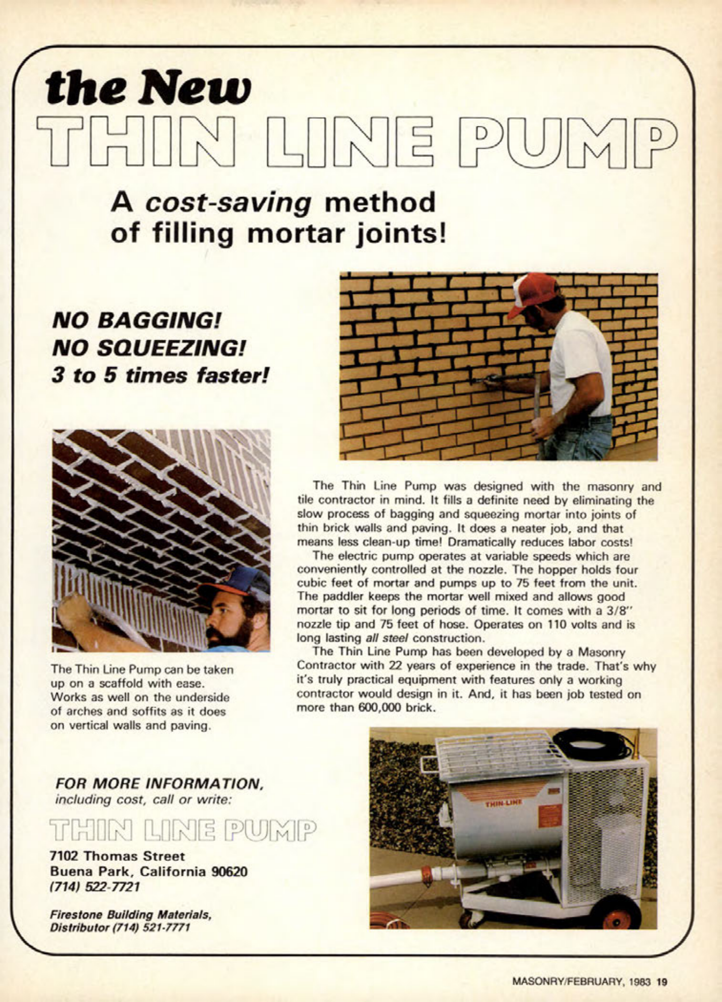 Masonry Magazine February 1983 Page. 19