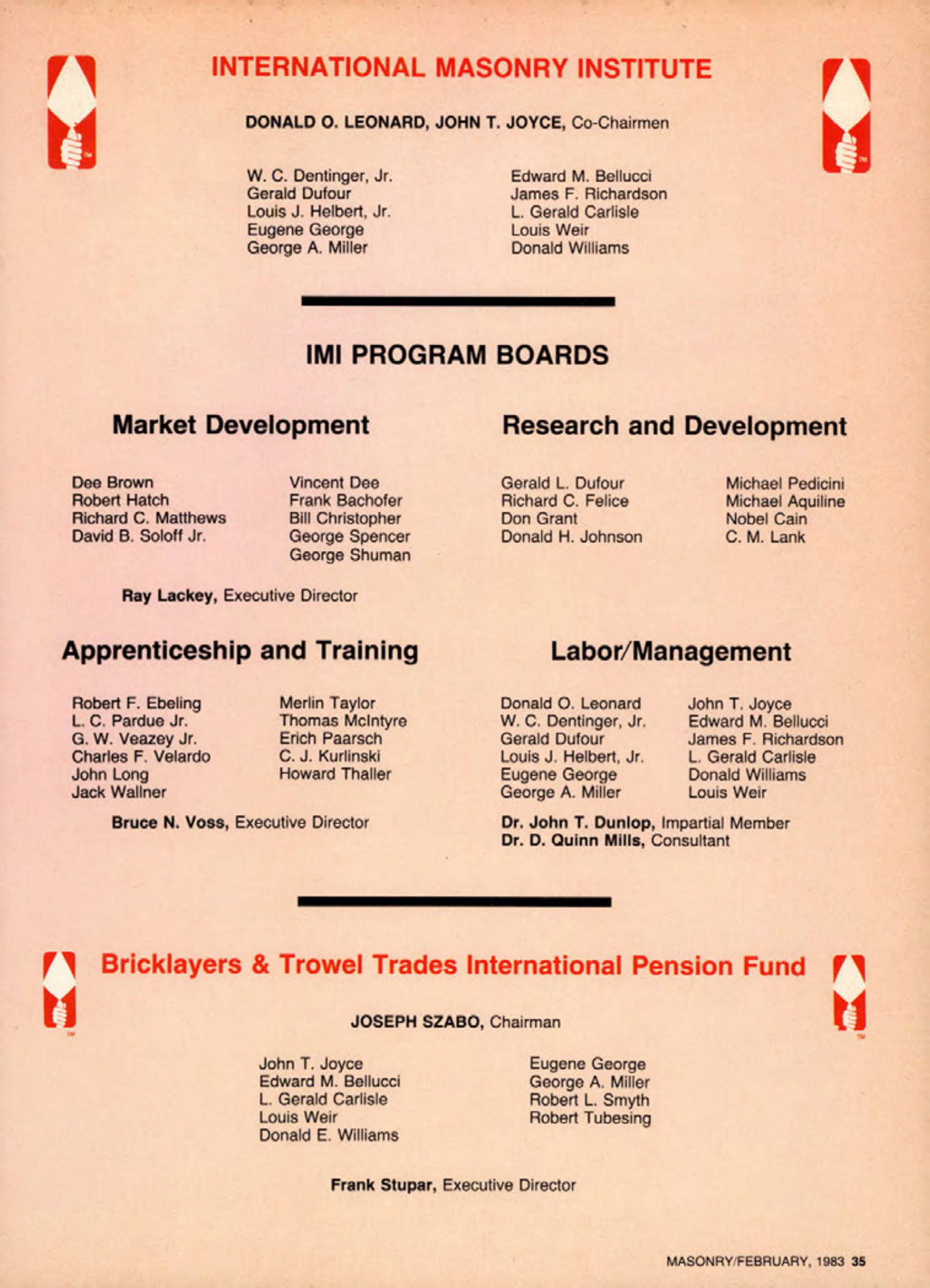 Masonry Magazine February 1983 Page. 35