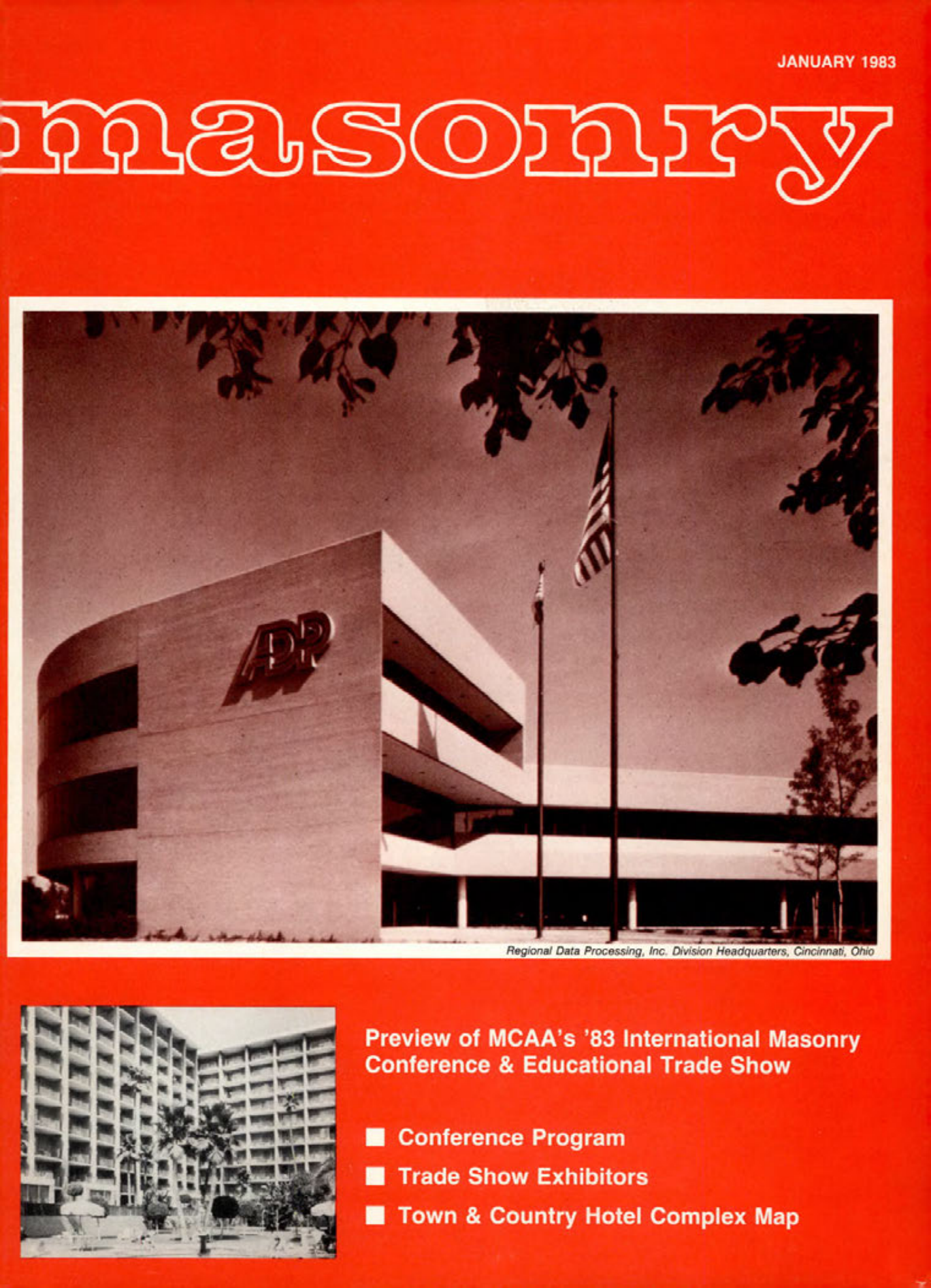 Masonry Magazine January 1983 Page. 1