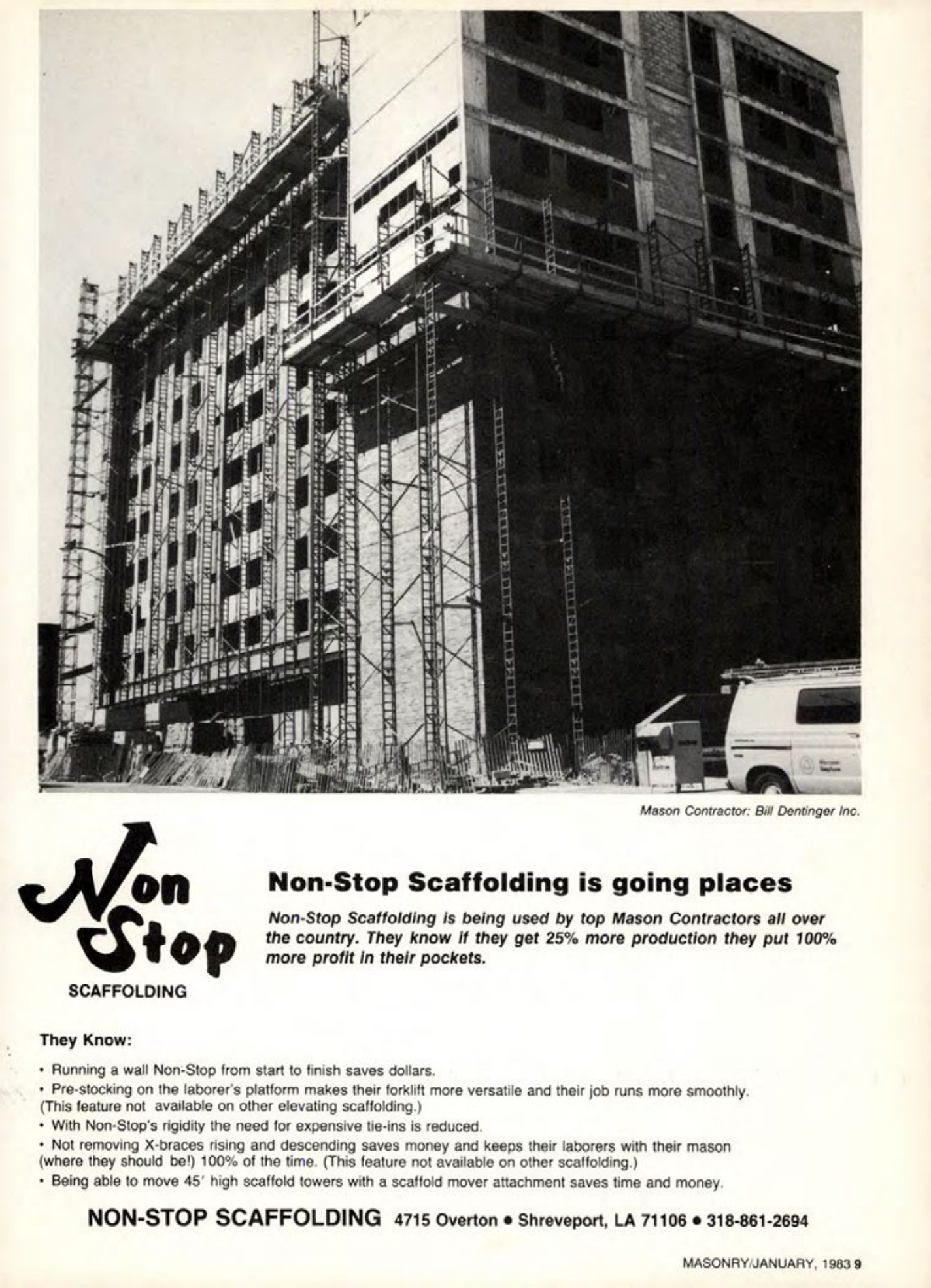 Masonry Magazine January 1983 Page. 9