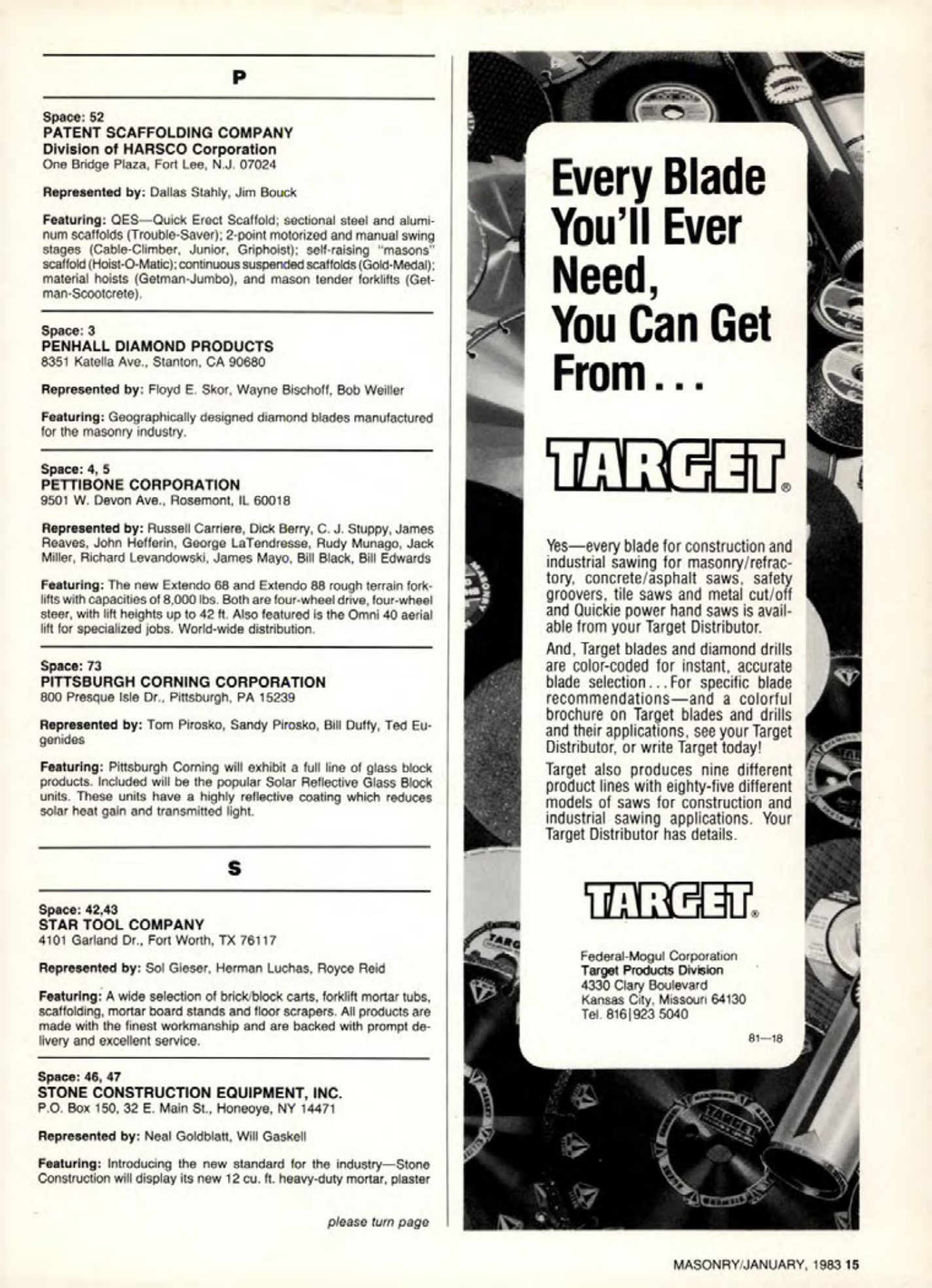 Masonry Magazine January 1983 Page. 15