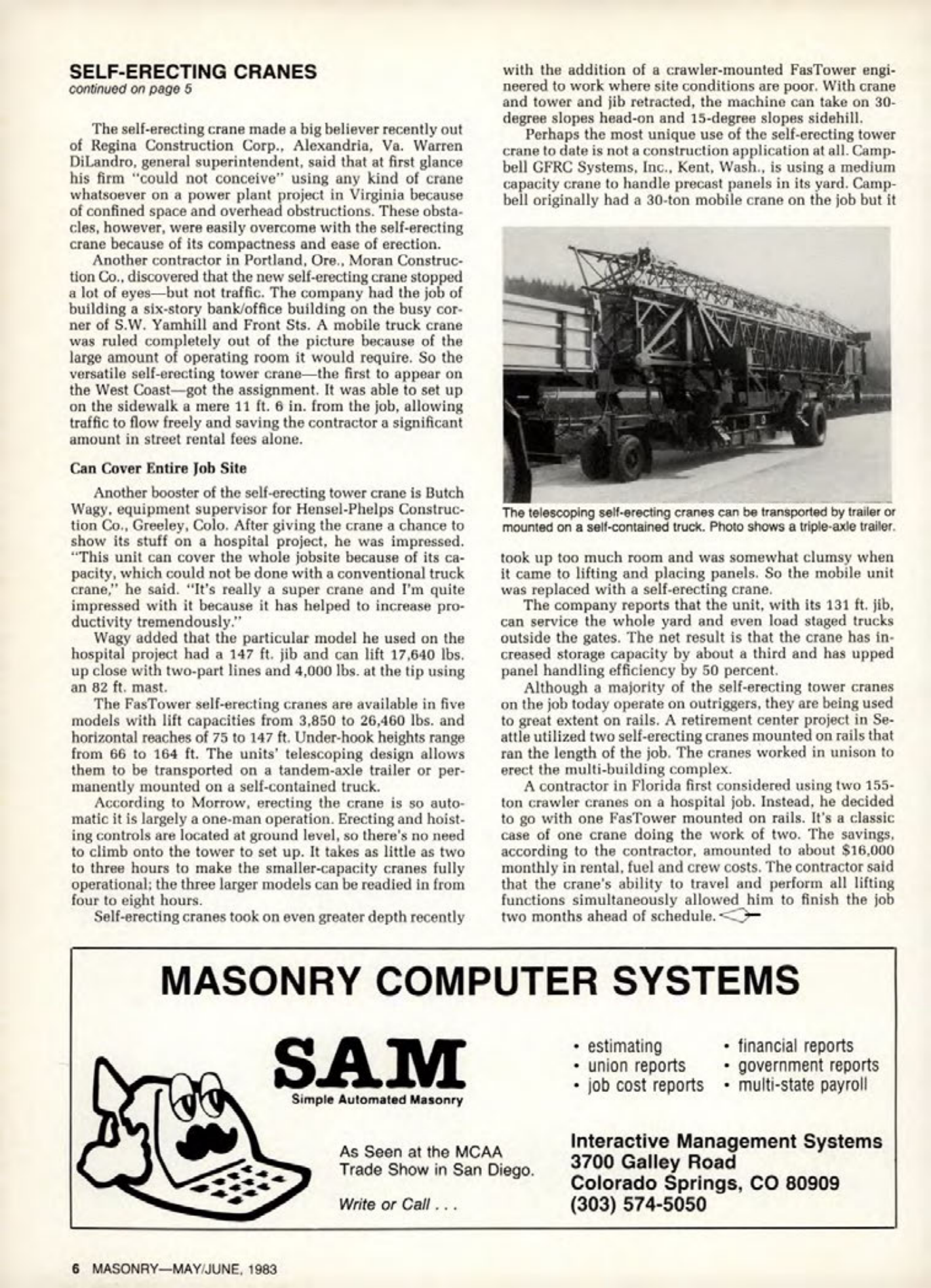 Masonry Magazine June 1983 Page. 6