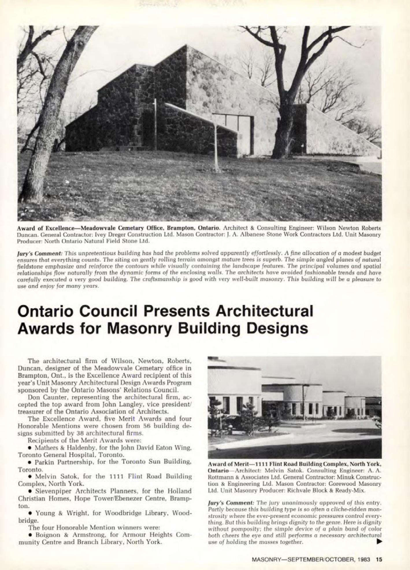 Masonry Magazine October 1983 Page. 15