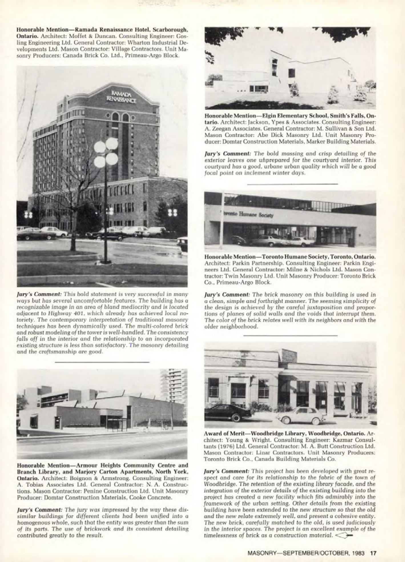 Masonry Magazine October 1983 Page. 17