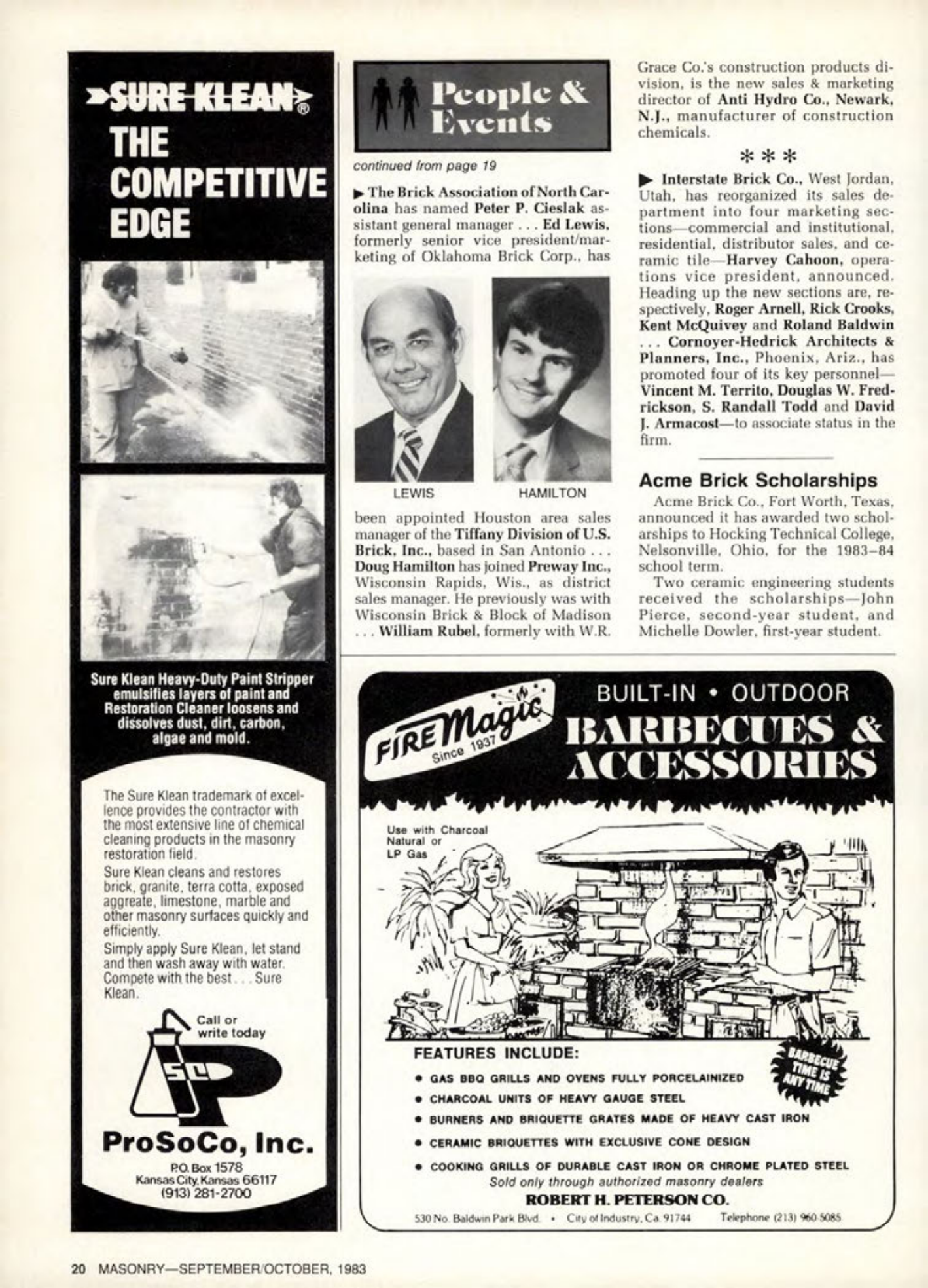 Masonry Magazine October 1983 Page. 20