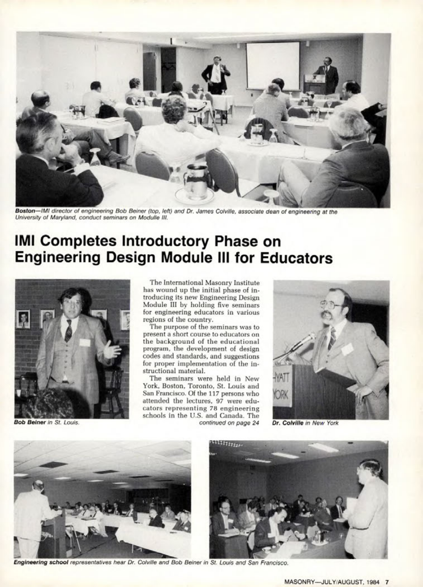 Masonry Magazine August 1984 Page. 7