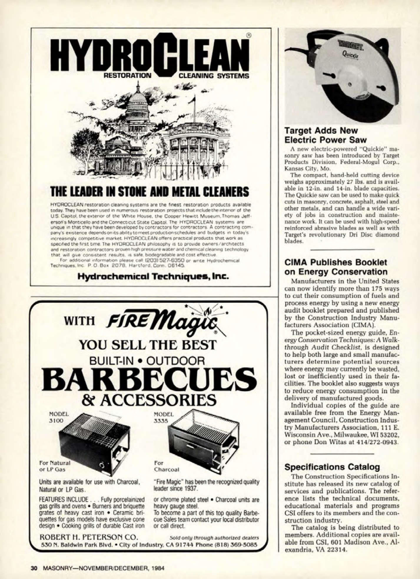 Masonry Magazine December 1984 Page. 30