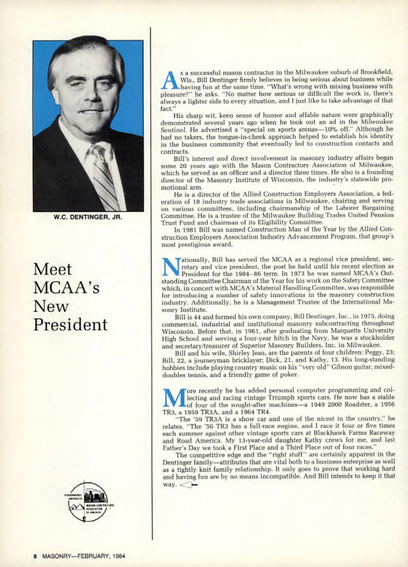 Masonry Magazine February 1984 Page. 8