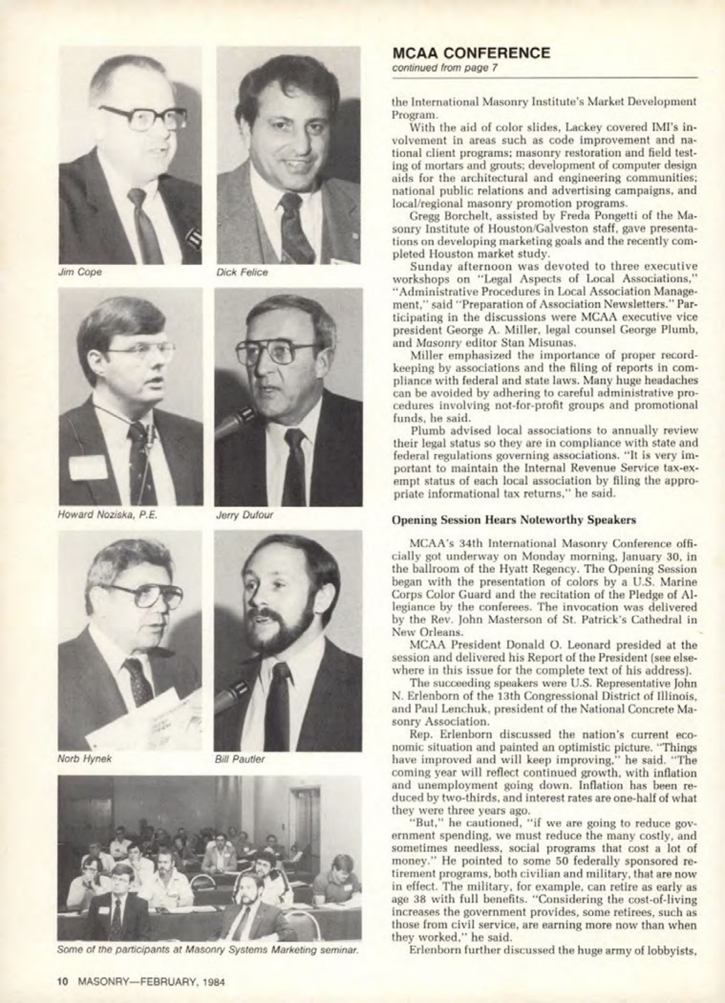 Masonry Magazine February 1984 Page. 10