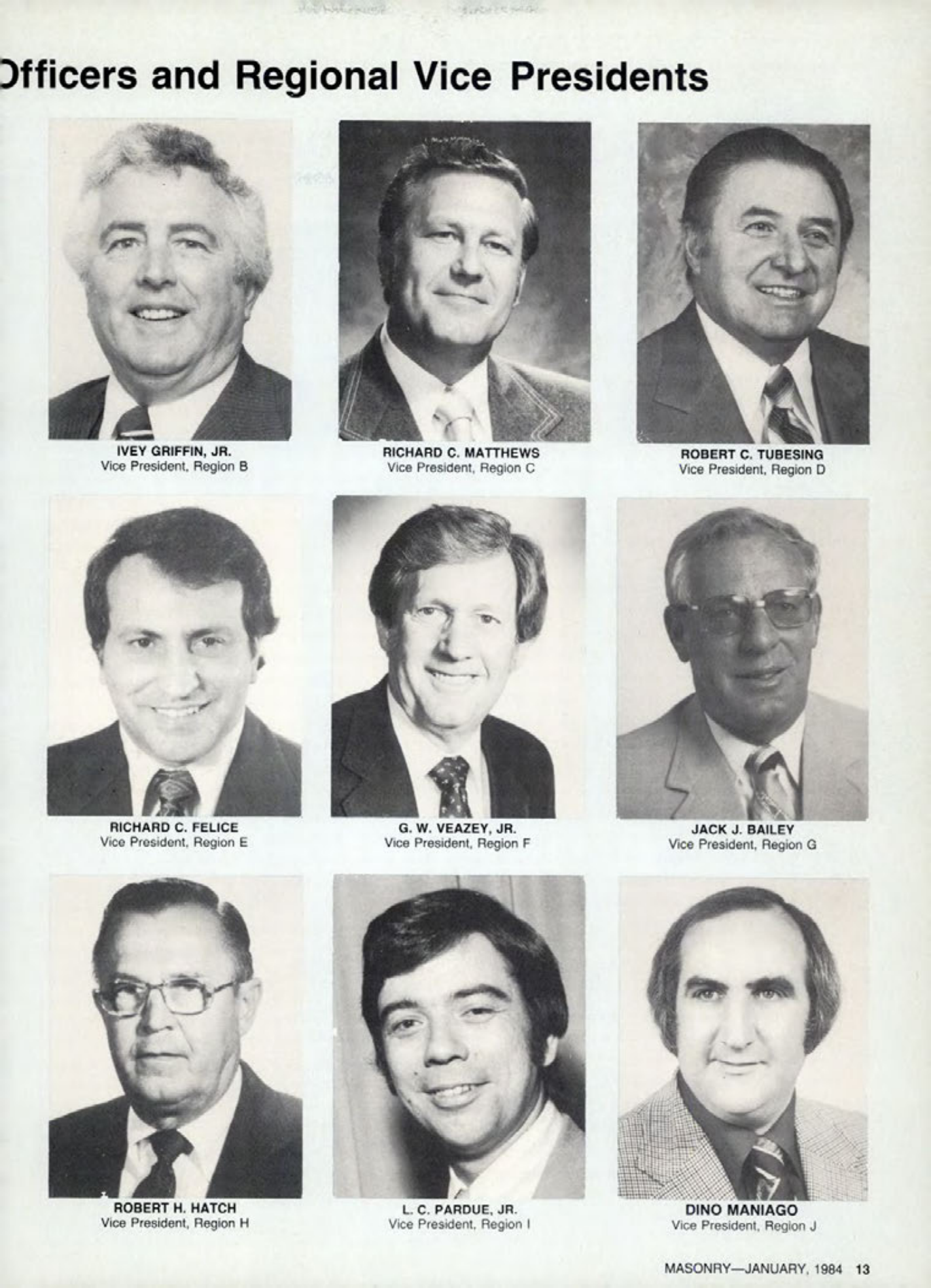 Masonry Magazine January 1984 Page. 13