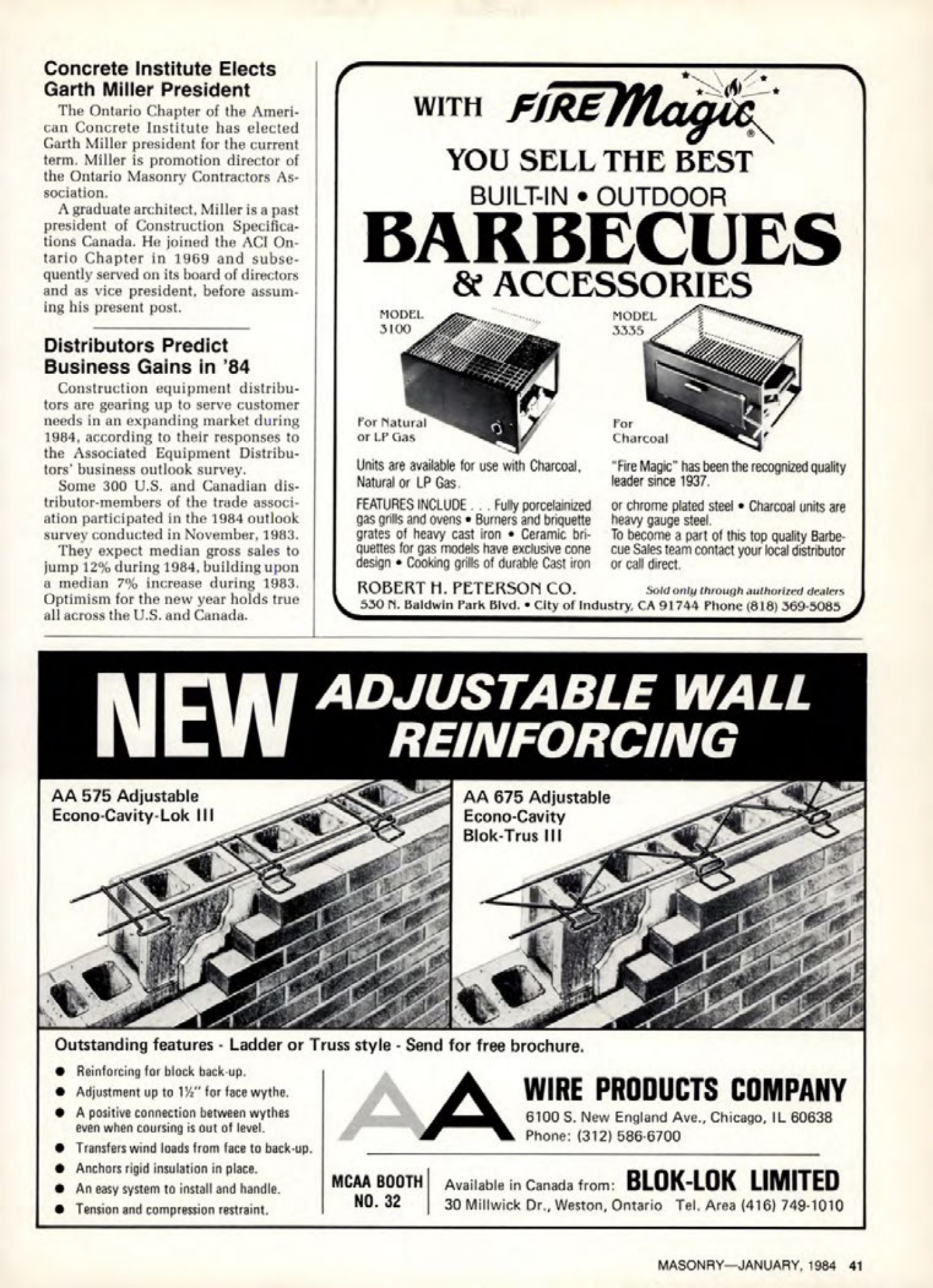 Masonry Magazine January 1984 Page. 41