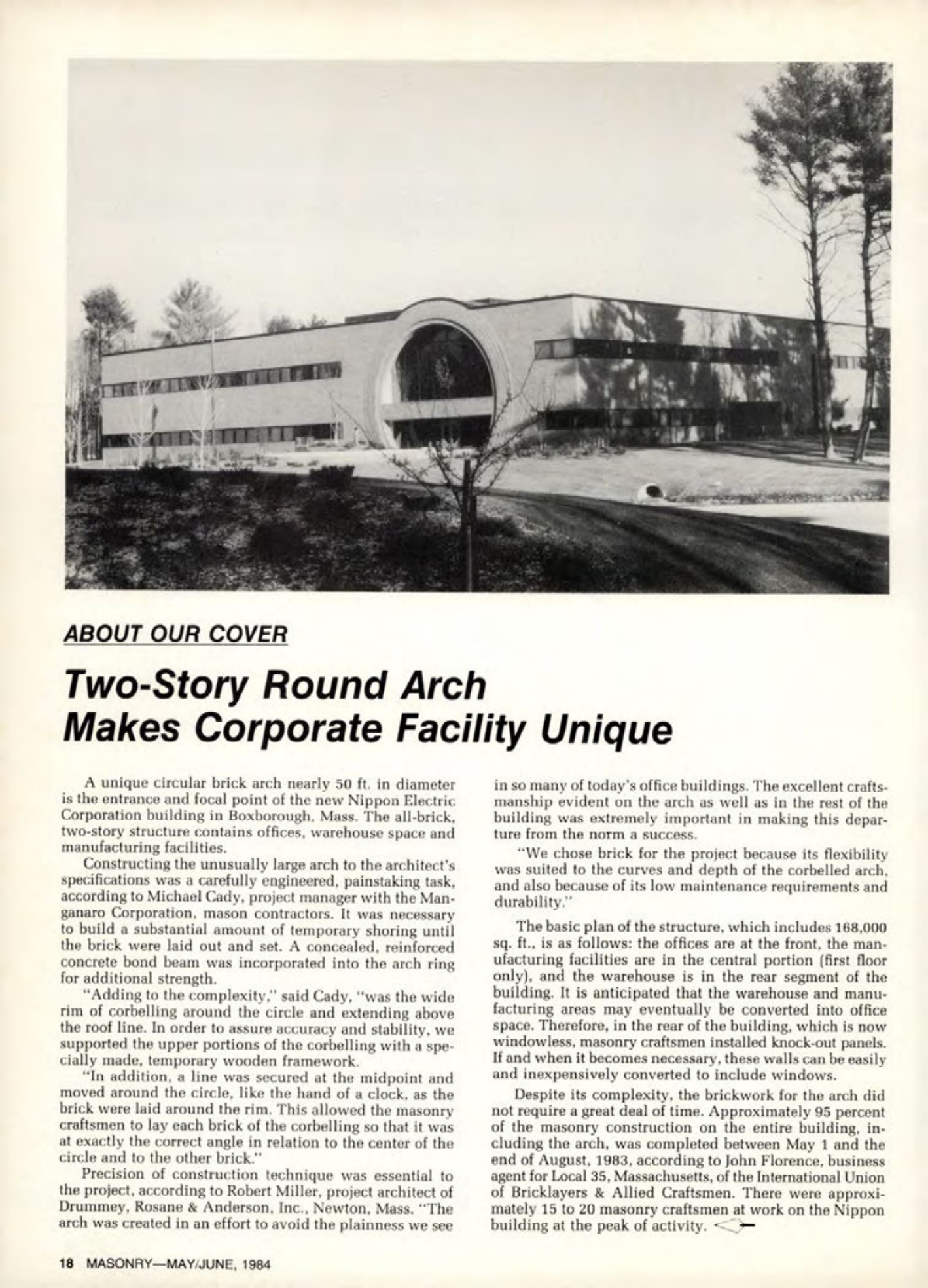Masonry Magazine June 1984 Page. 18