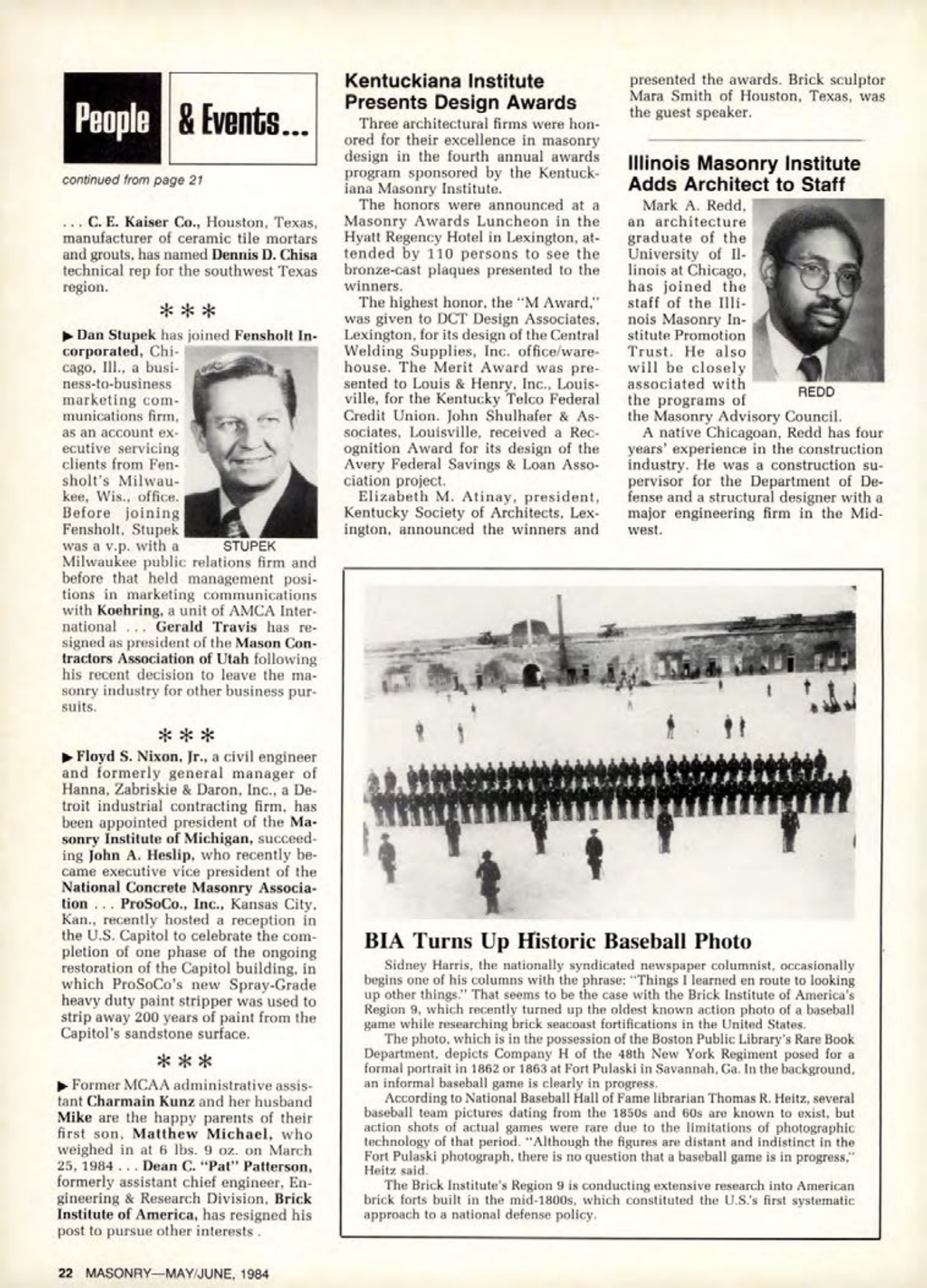 Masonry Magazine June 1984 Page. 22