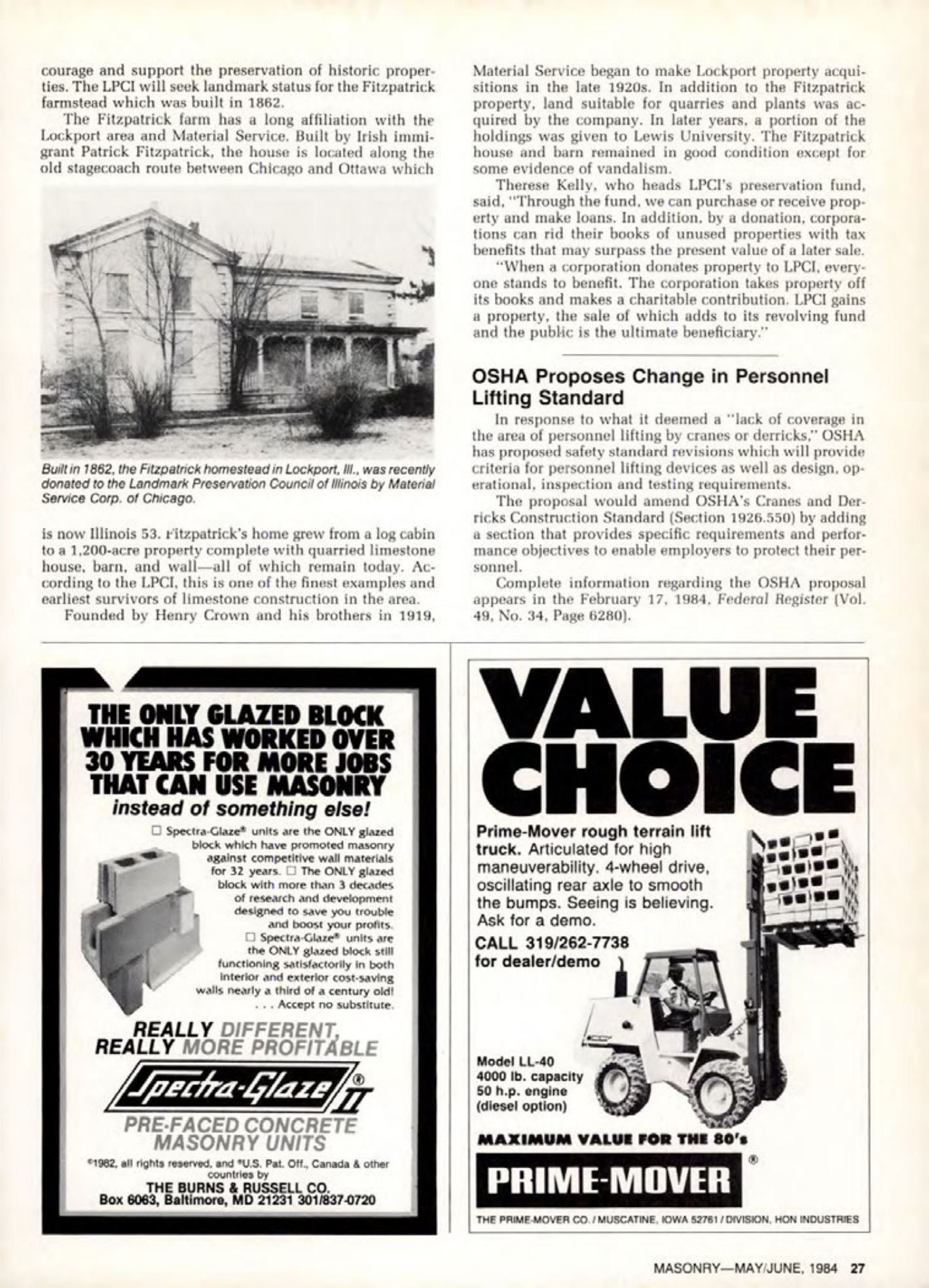 Masonry Magazine June 1984 Page. 27