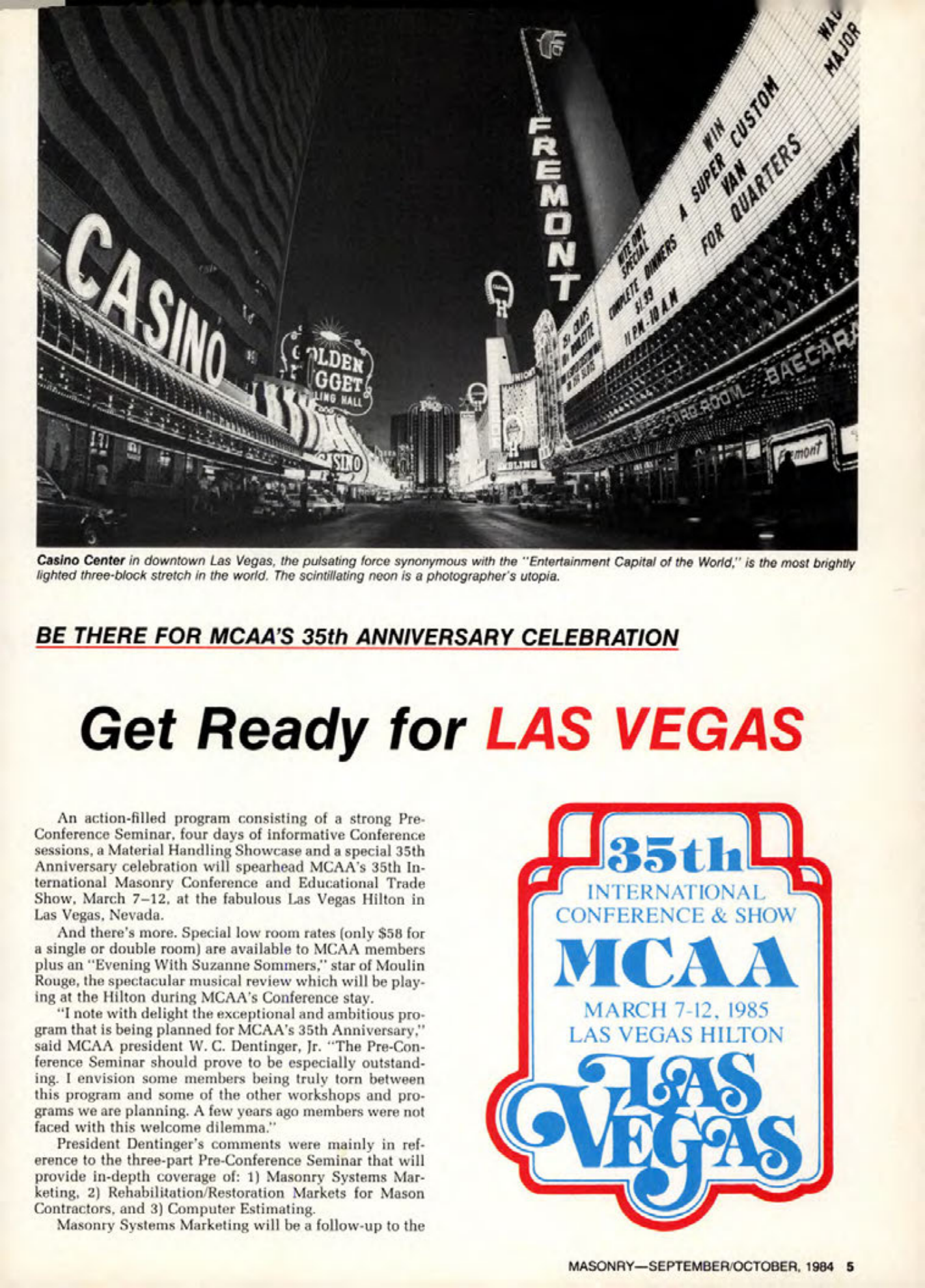 Masonry Magazine October 1984 Page. 5