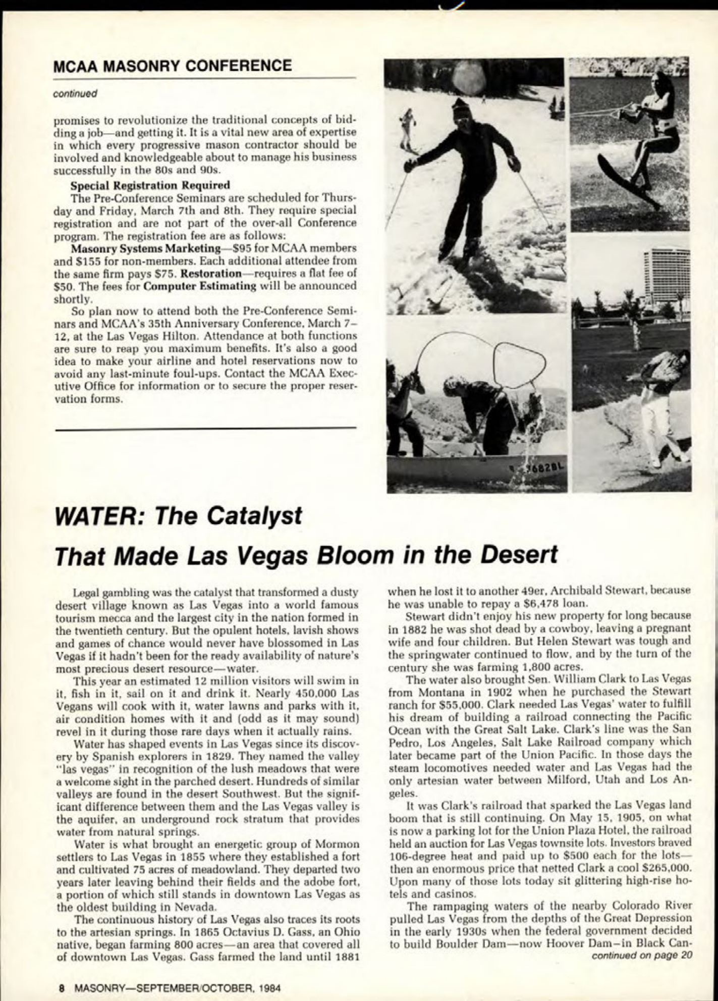 Masonry Magazine October 1984 Page. 8