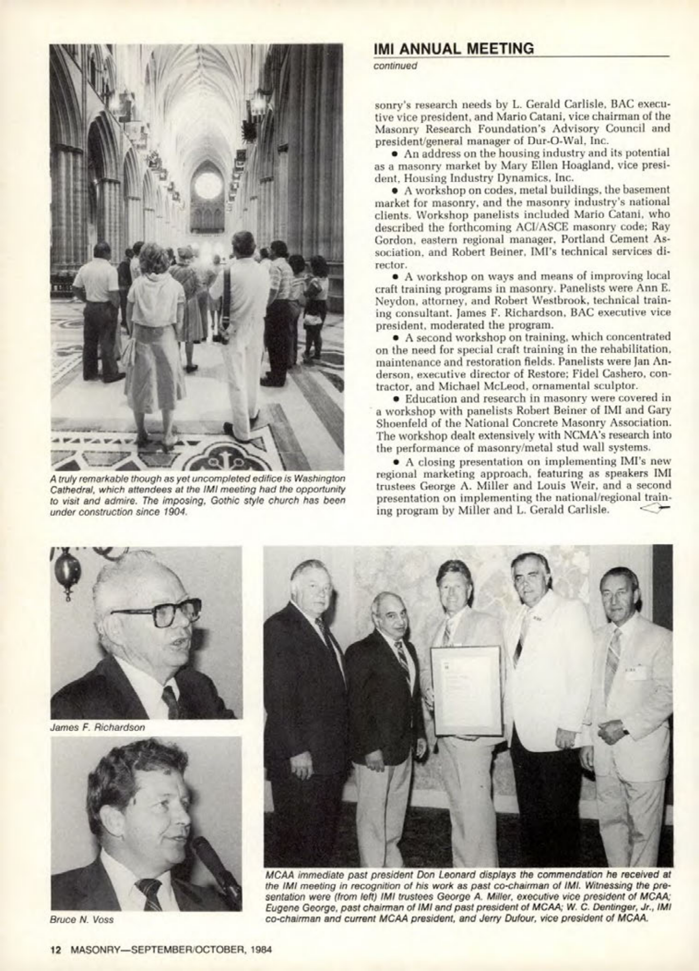 Masonry Magazine October 1984 Page. 12