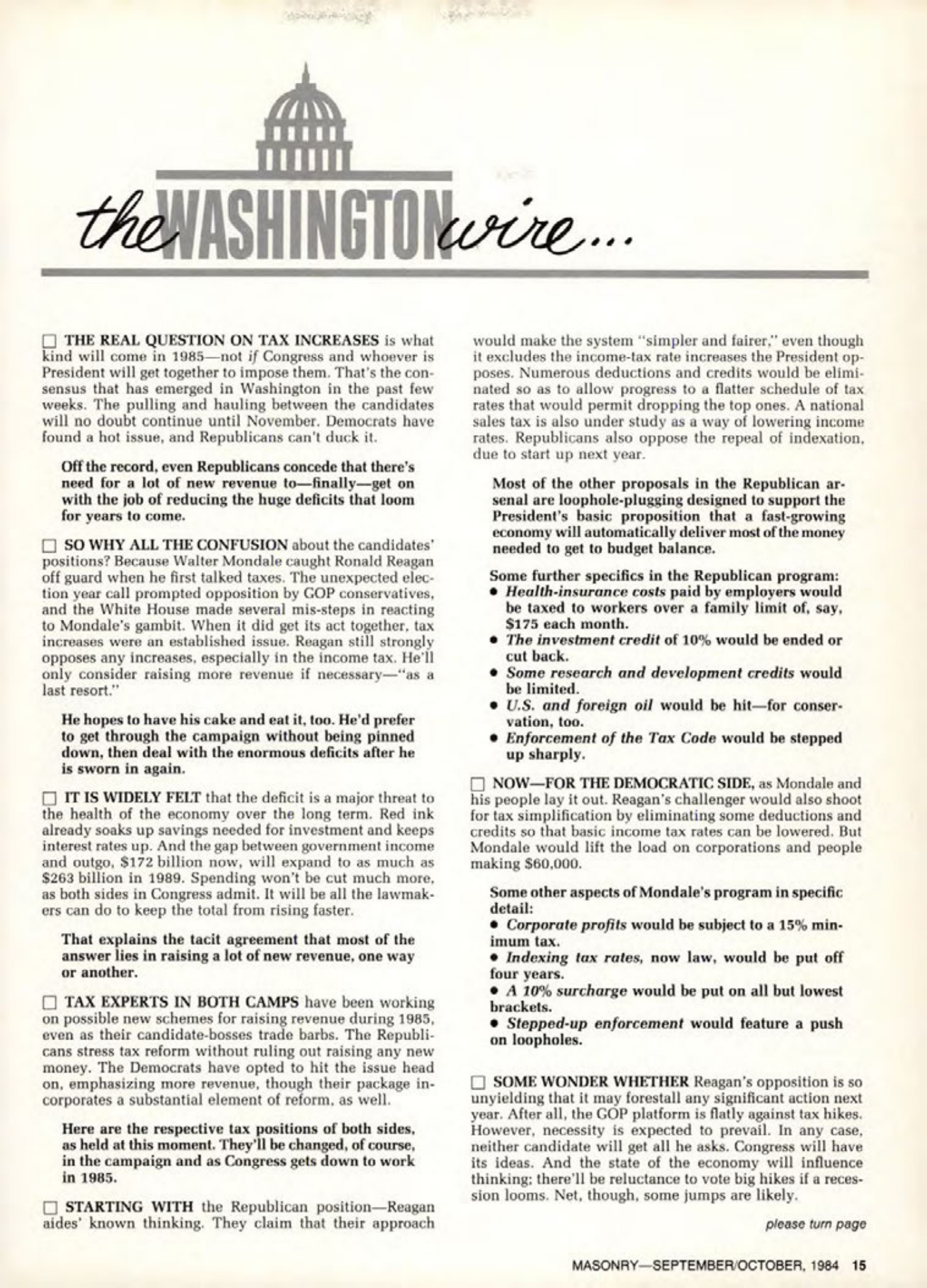 Masonry Magazine October 1984 Page. 15
