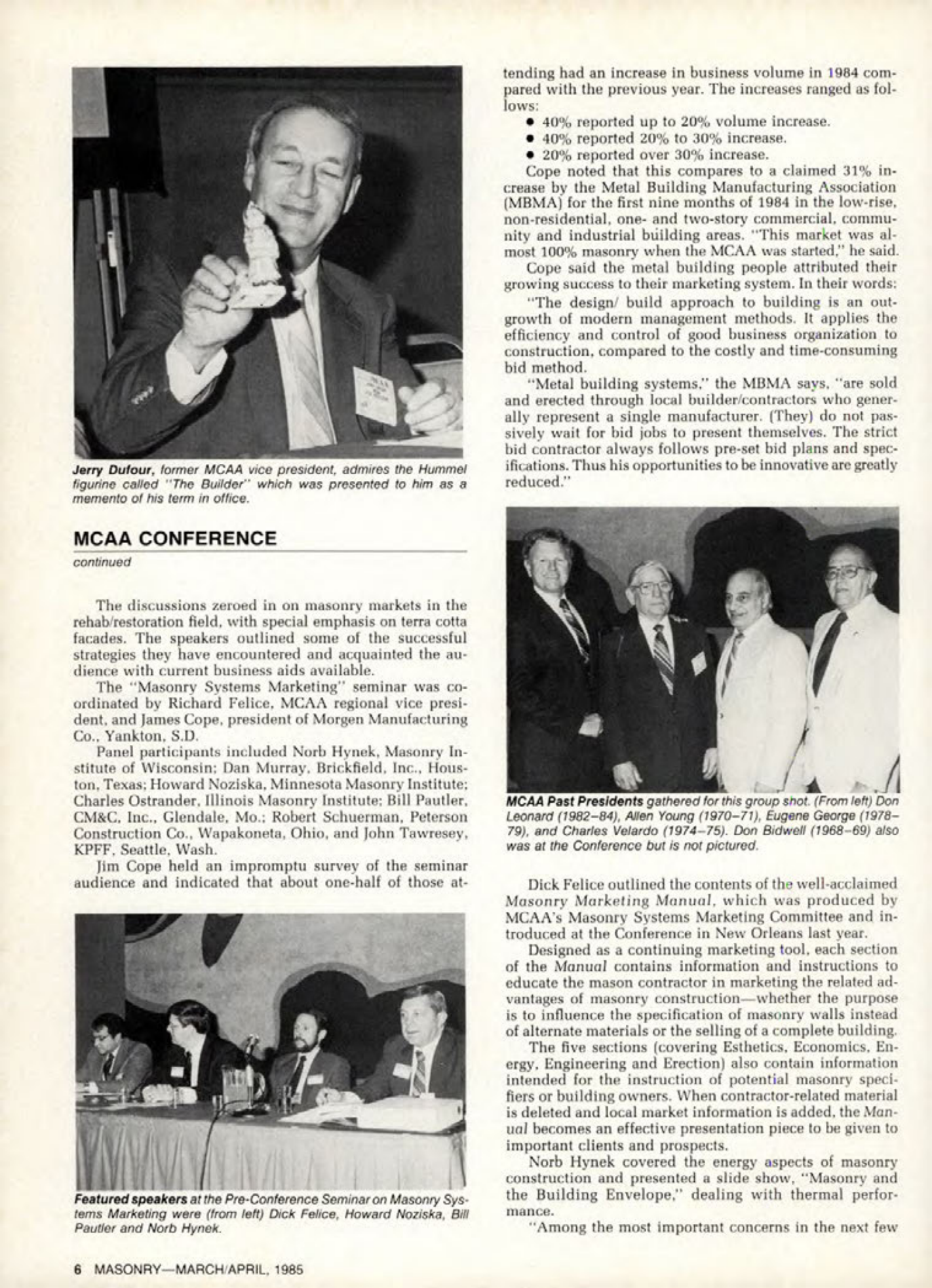 Masonry Magazine April 1985 Page. 6