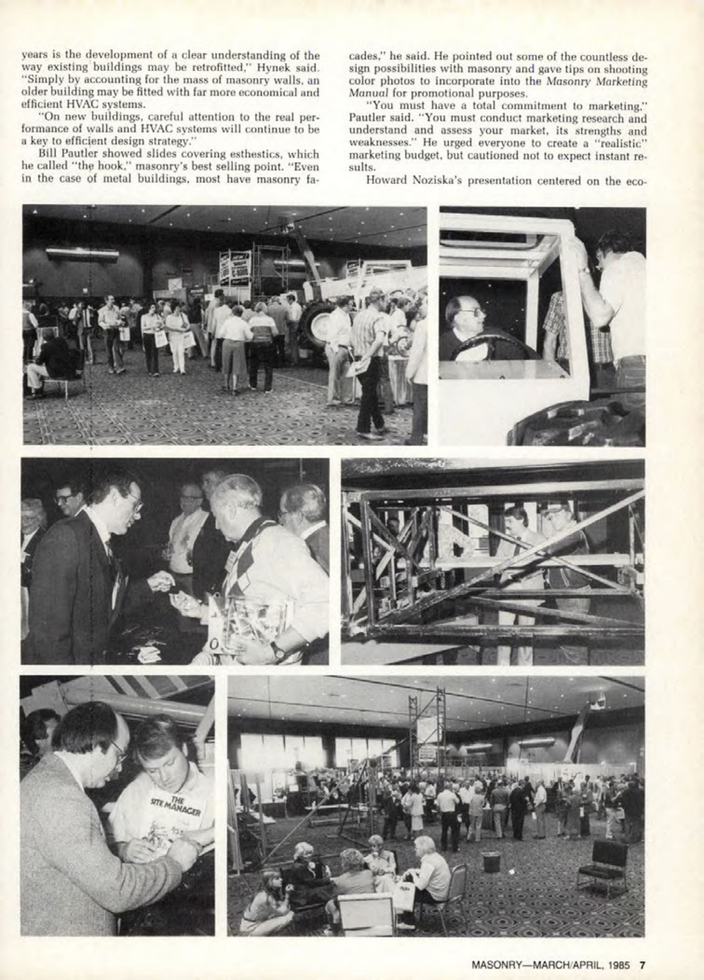 Masonry Magazine April 1985 Page. 7