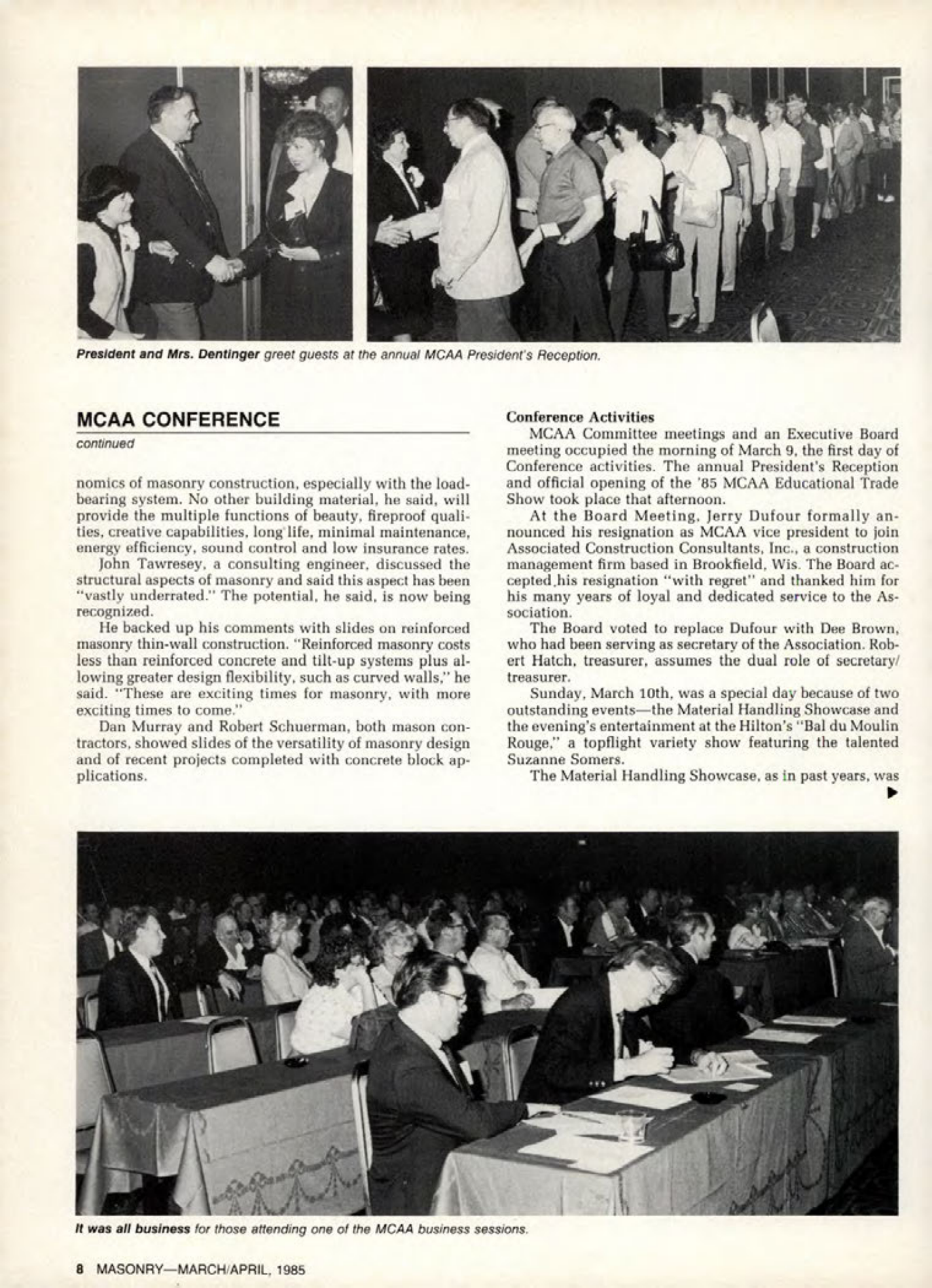 Masonry Magazine April 1985 Page. 8