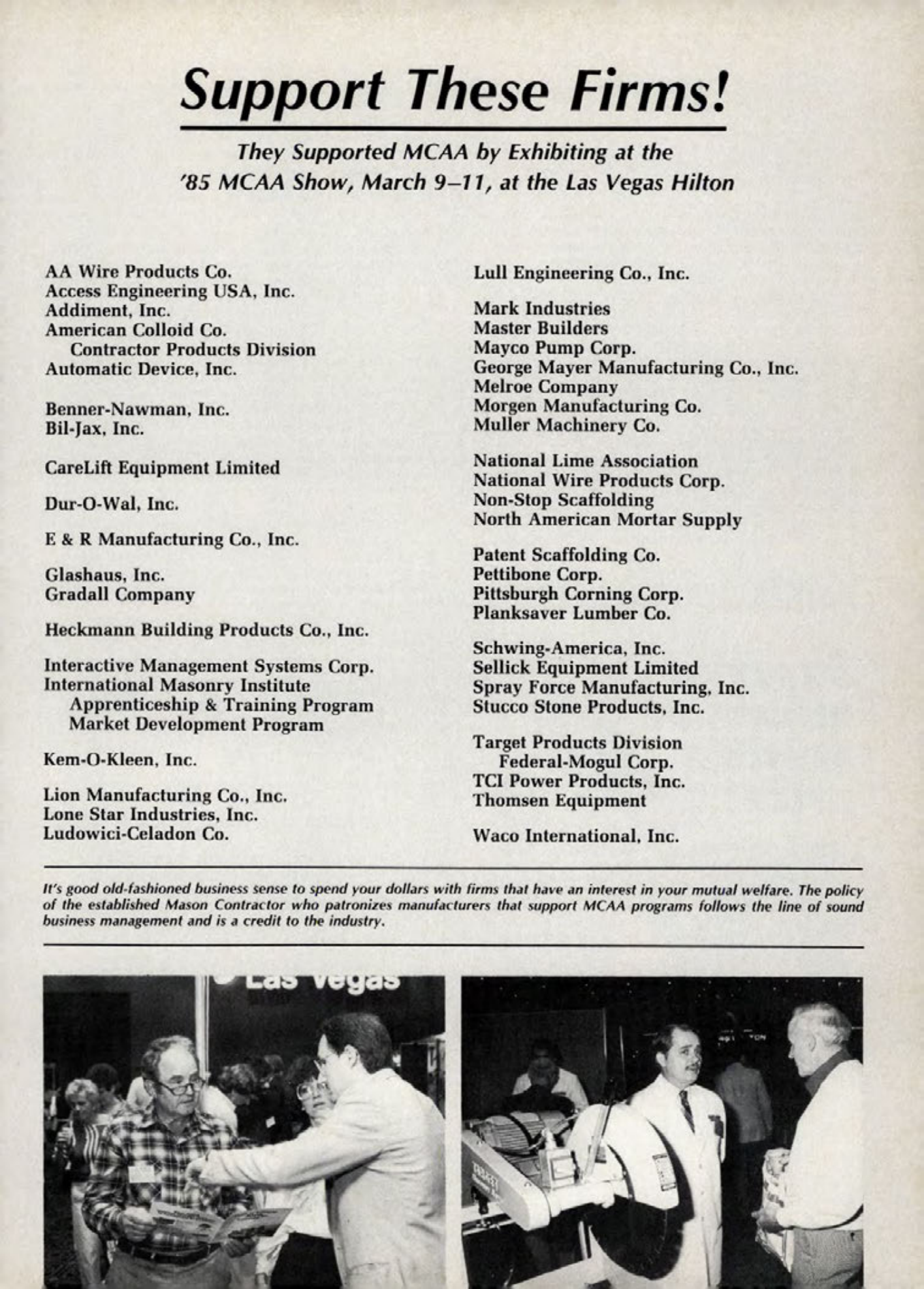 Masonry Magazine April 1985 Page. 21