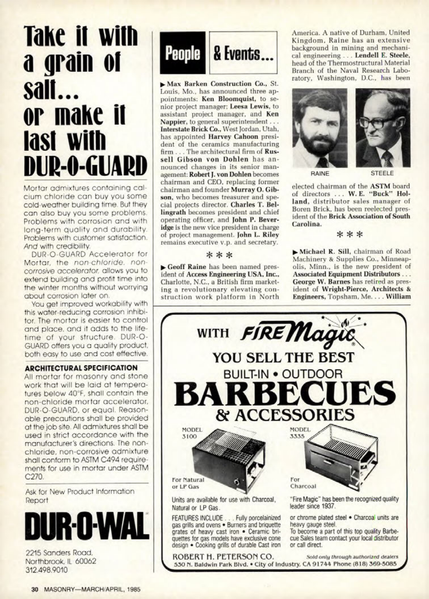 Masonry Magazine April 1985 Page. 30