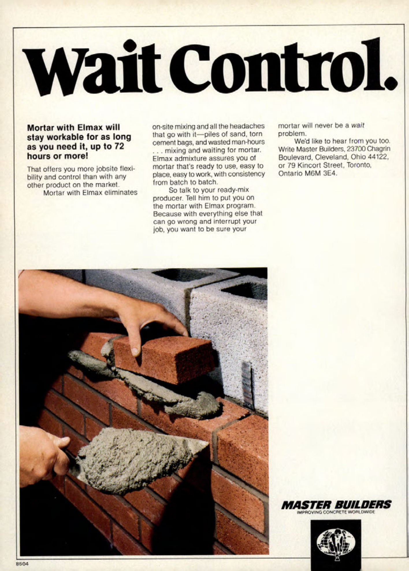 Masonry Magazine August 1985 Page. 8