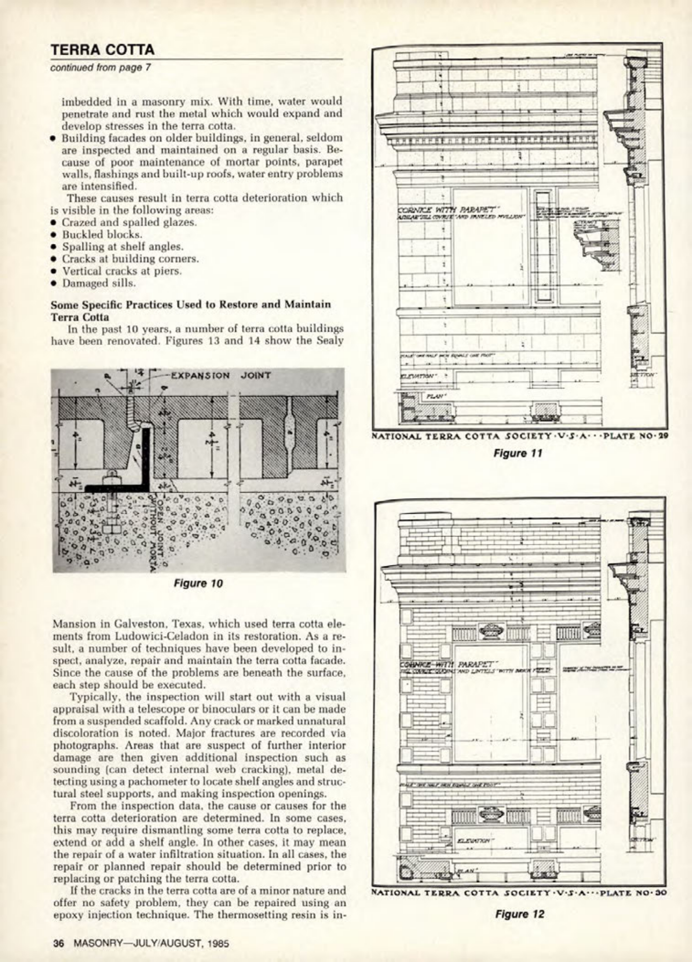 Masonry Magazine August 1985 Page. 36