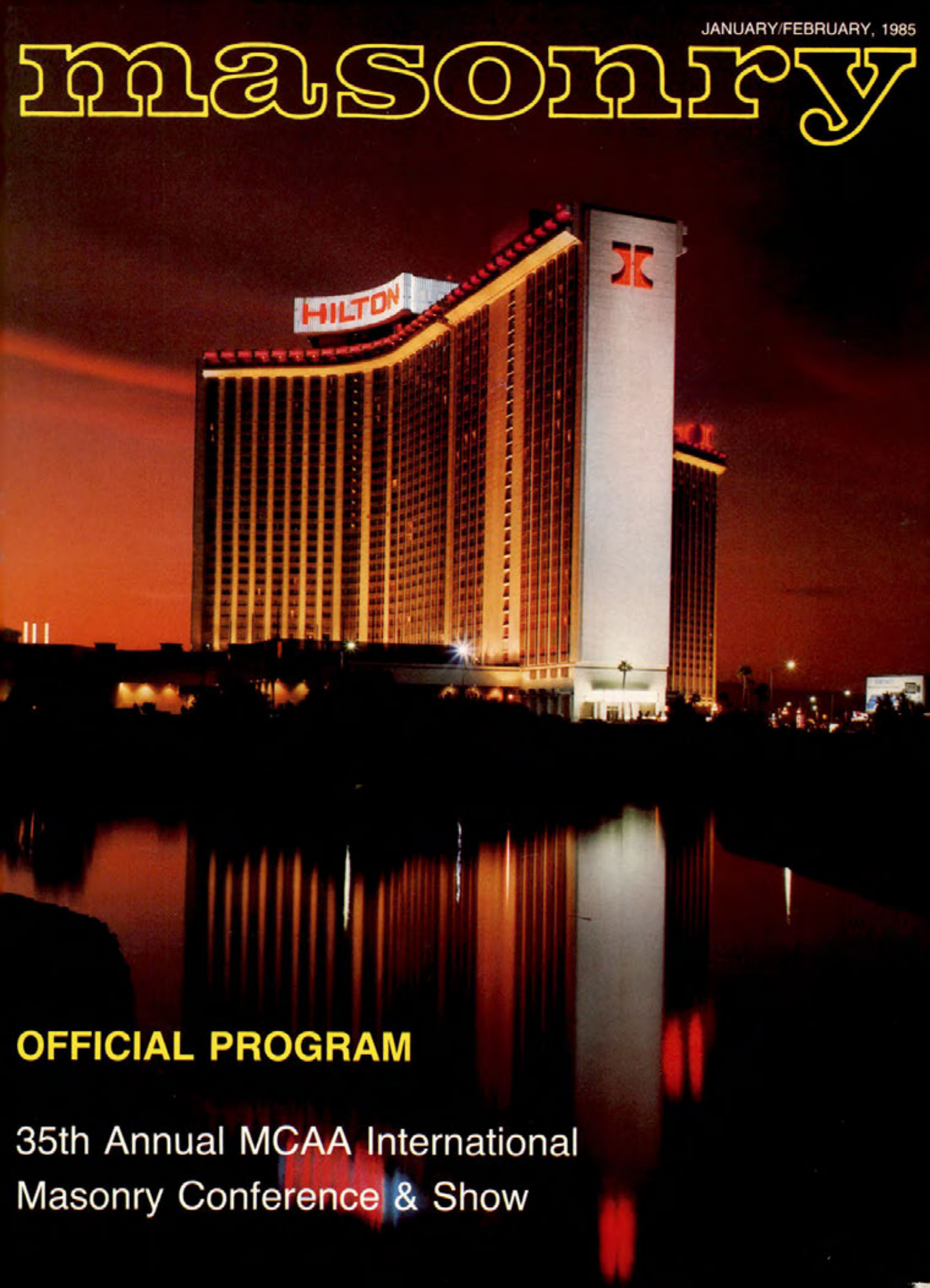 Masonry Magazine February 1985 Page. 1