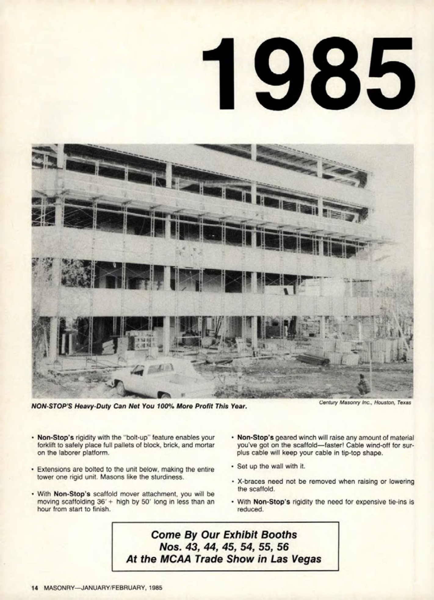 Masonry Magazine February 1985 Page. 14