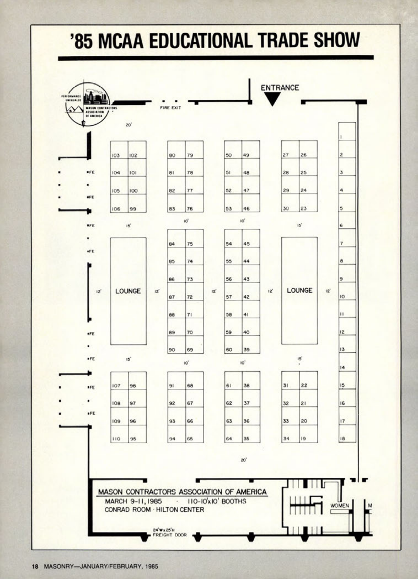 Masonry Magazine February 1985 Page. 18