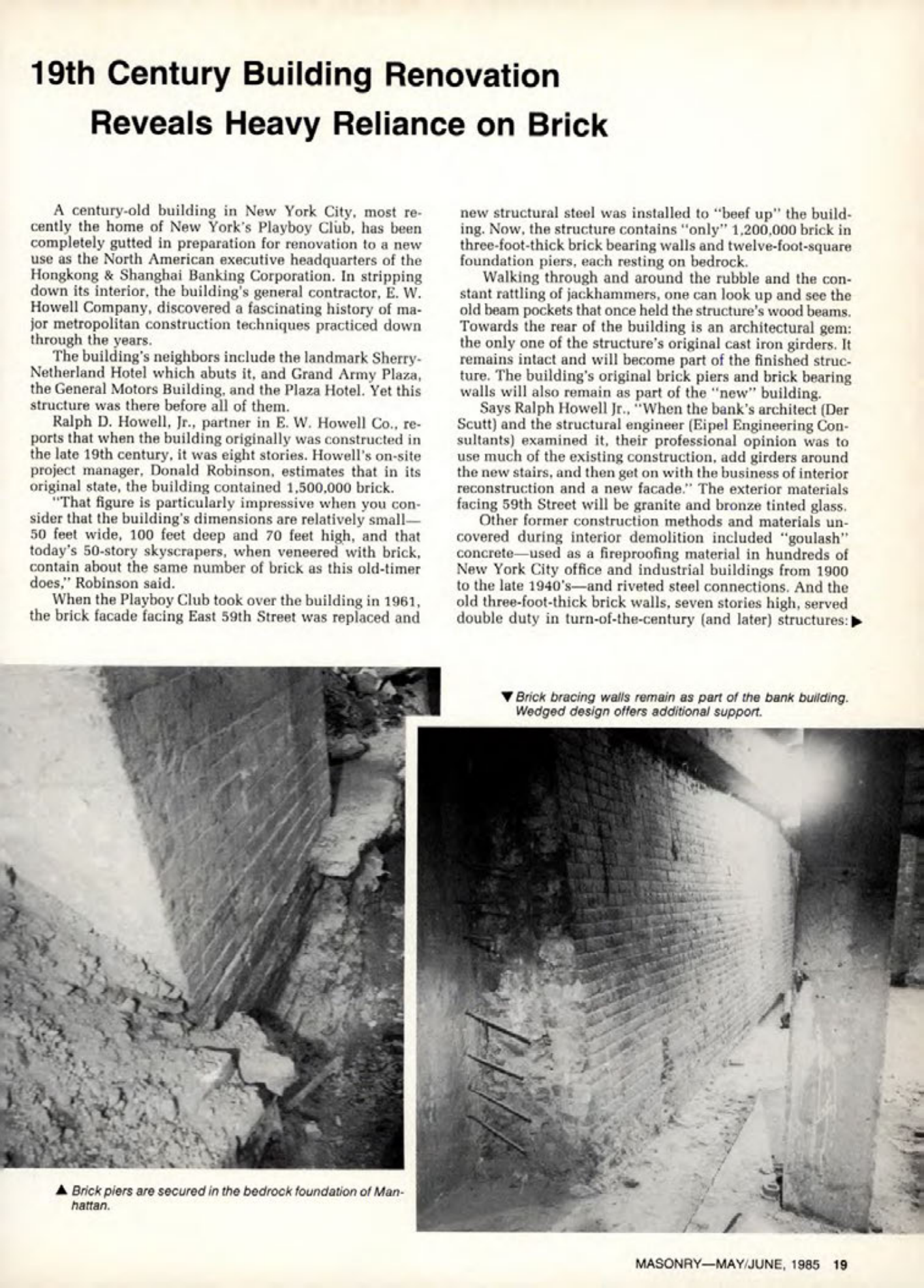 Masonry Magazine June 1985 Page. 19
