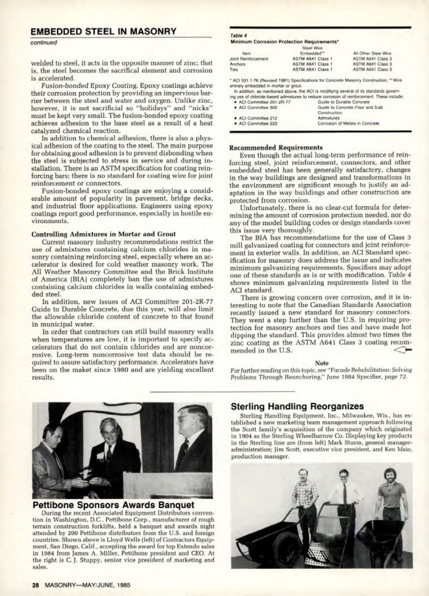 Masonry Magazine June 1985 Page. 28
