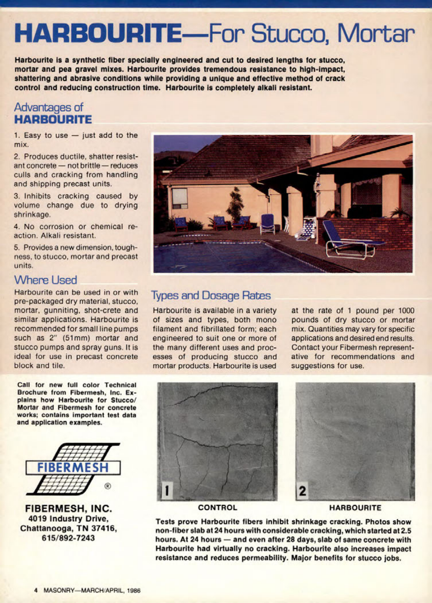 Masonry Magazine April 1986 Page. 4