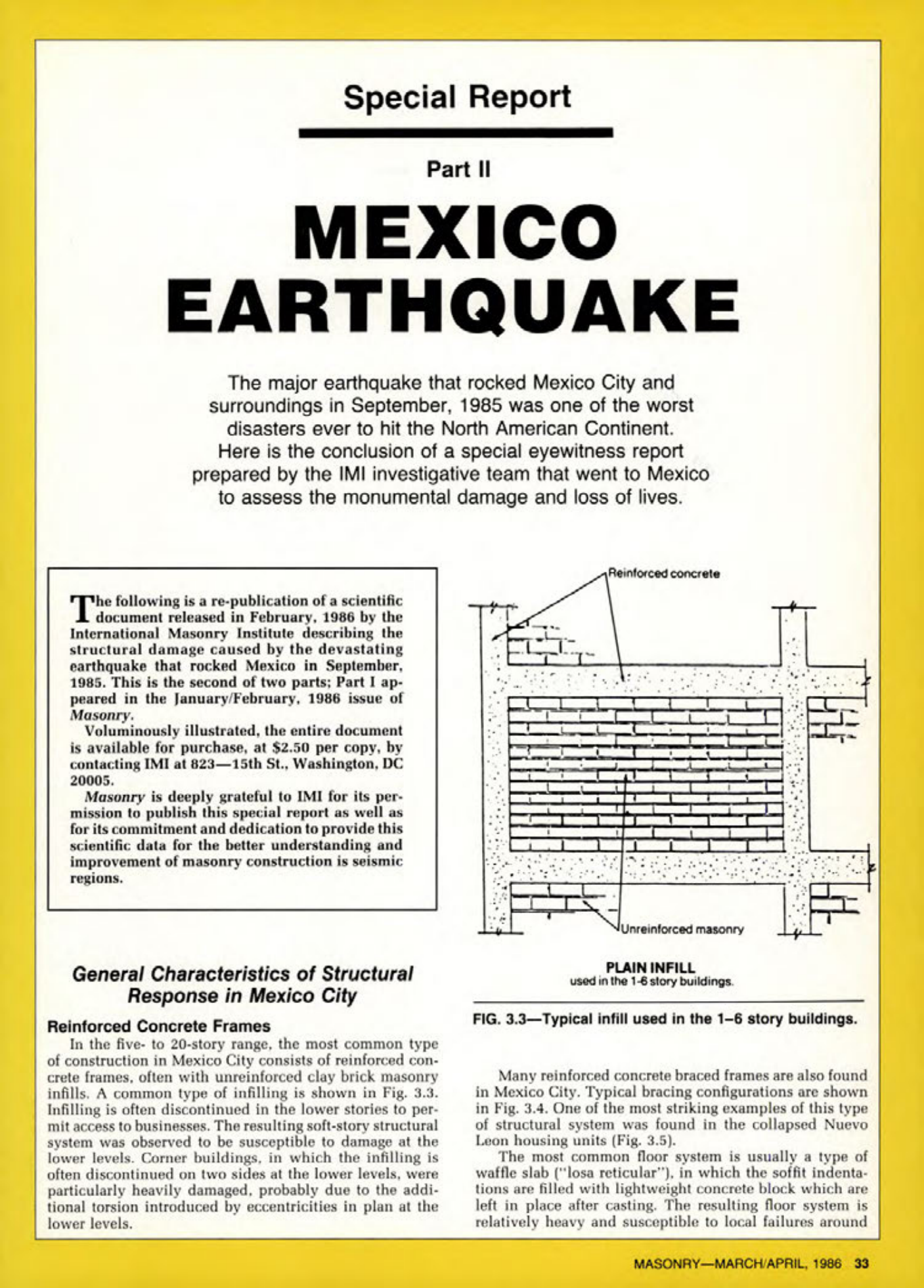 Masonry Magazine April 1986 Page. 33