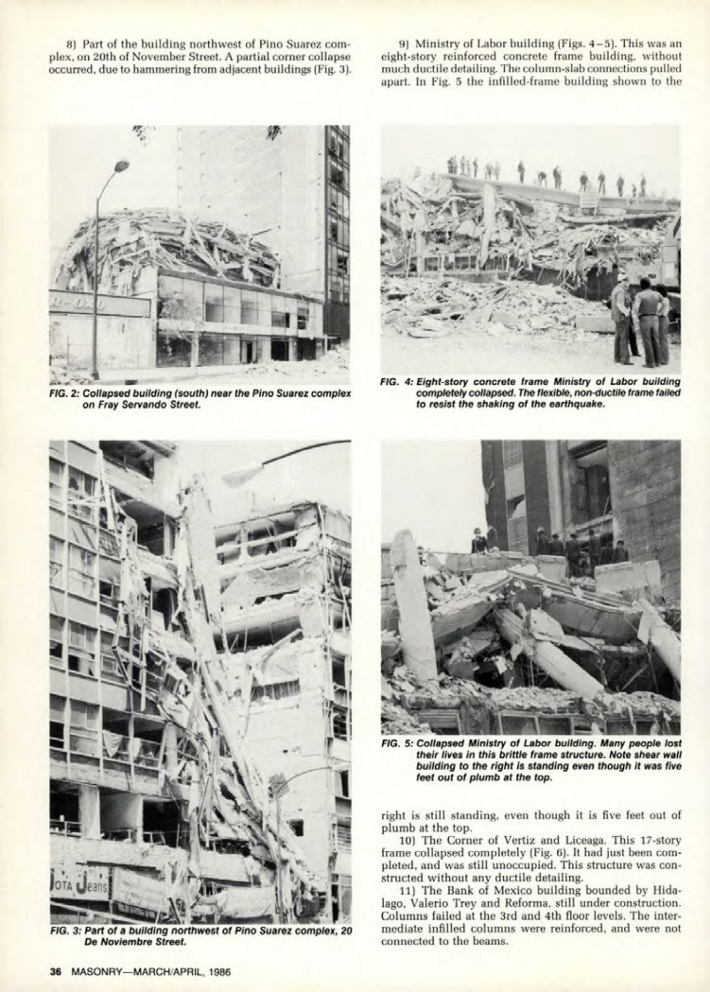 Masonry Magazine April 1986 Page. 36
