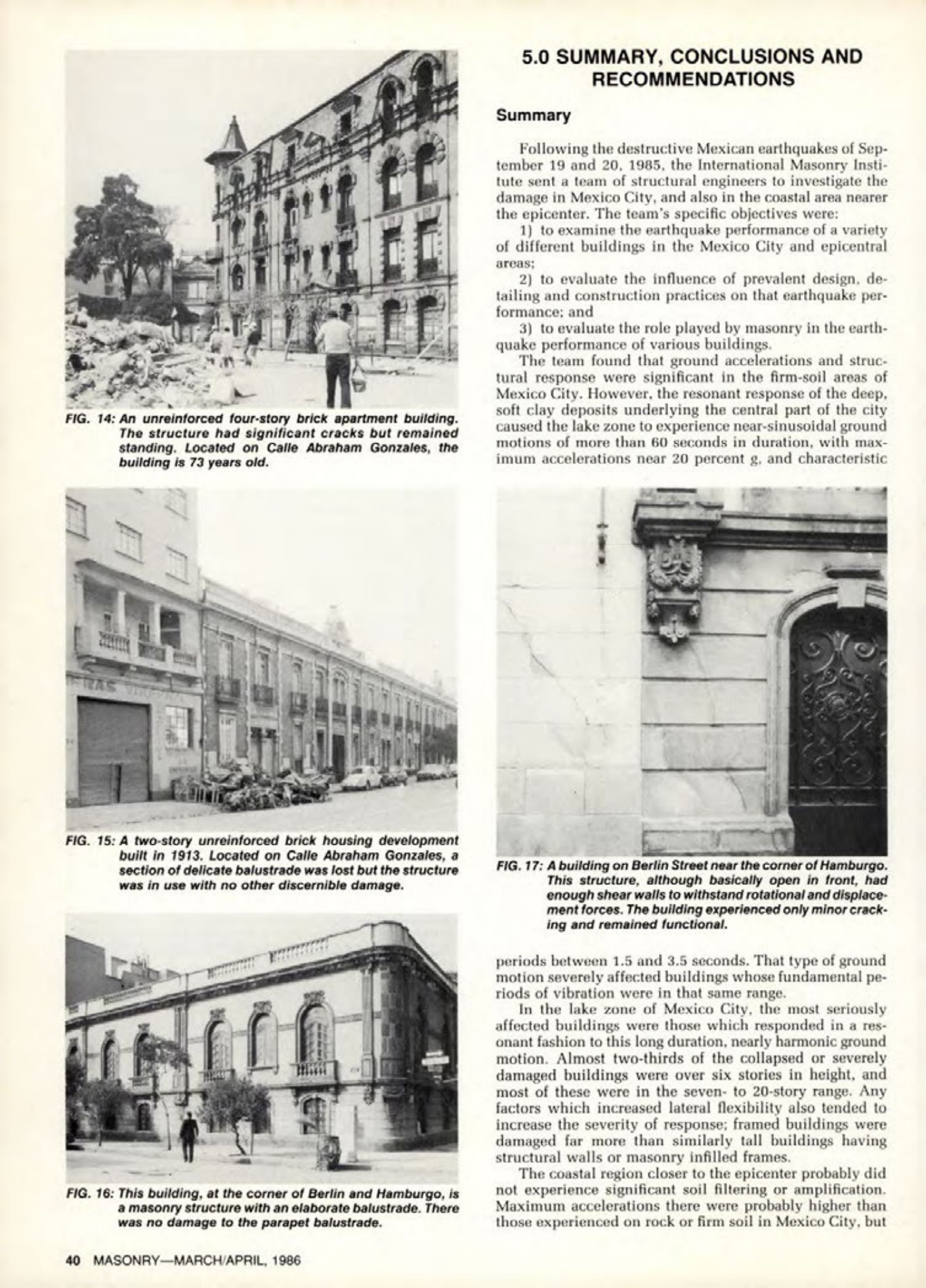 Masonry Magazine April 1986 Page. 40