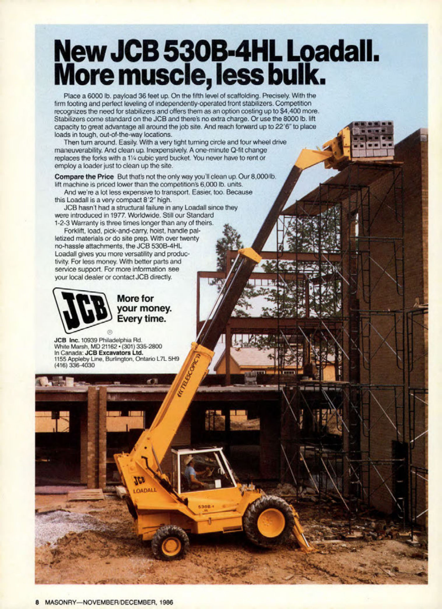 Masonry Magazine December 1986 Page. 8