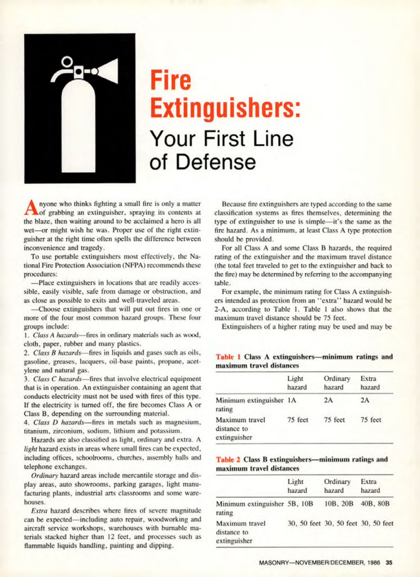 Masonry Magazine December 1986 Page. 35