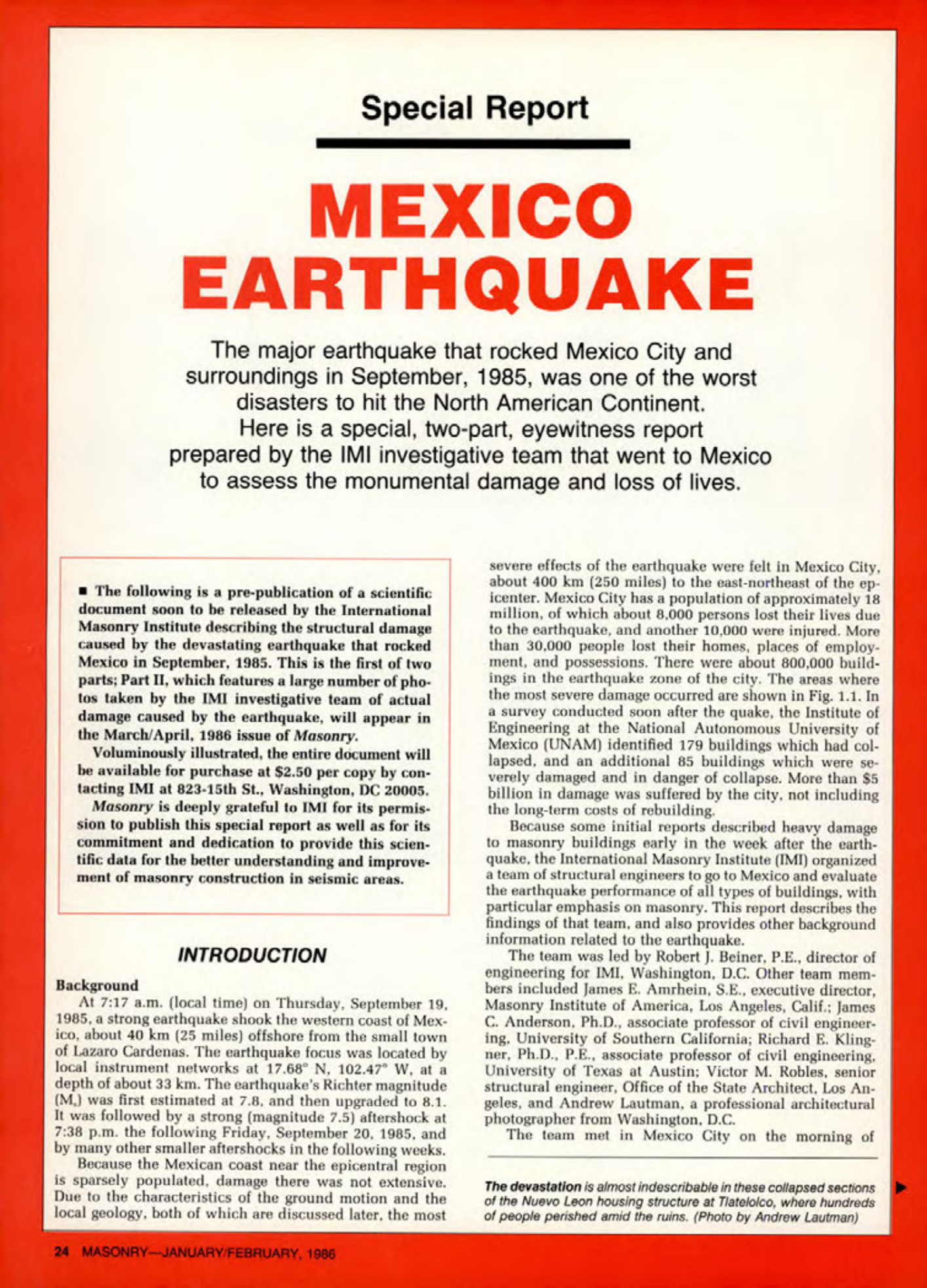Masonry Magazine February 1986 Page. 24